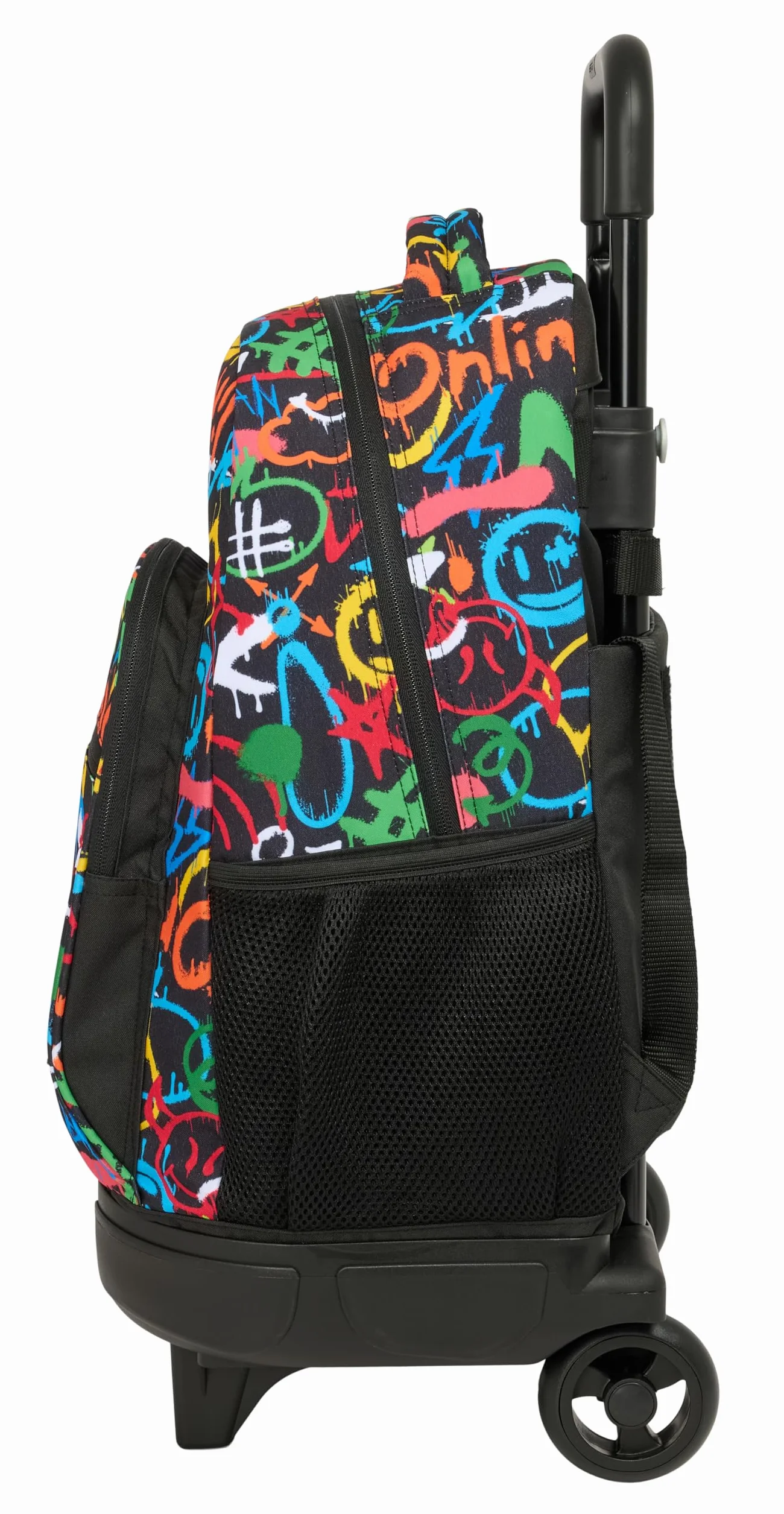 SAFTA GRAFFITI COLORS Mochila Grande con Ruedas 33x22x45 cm