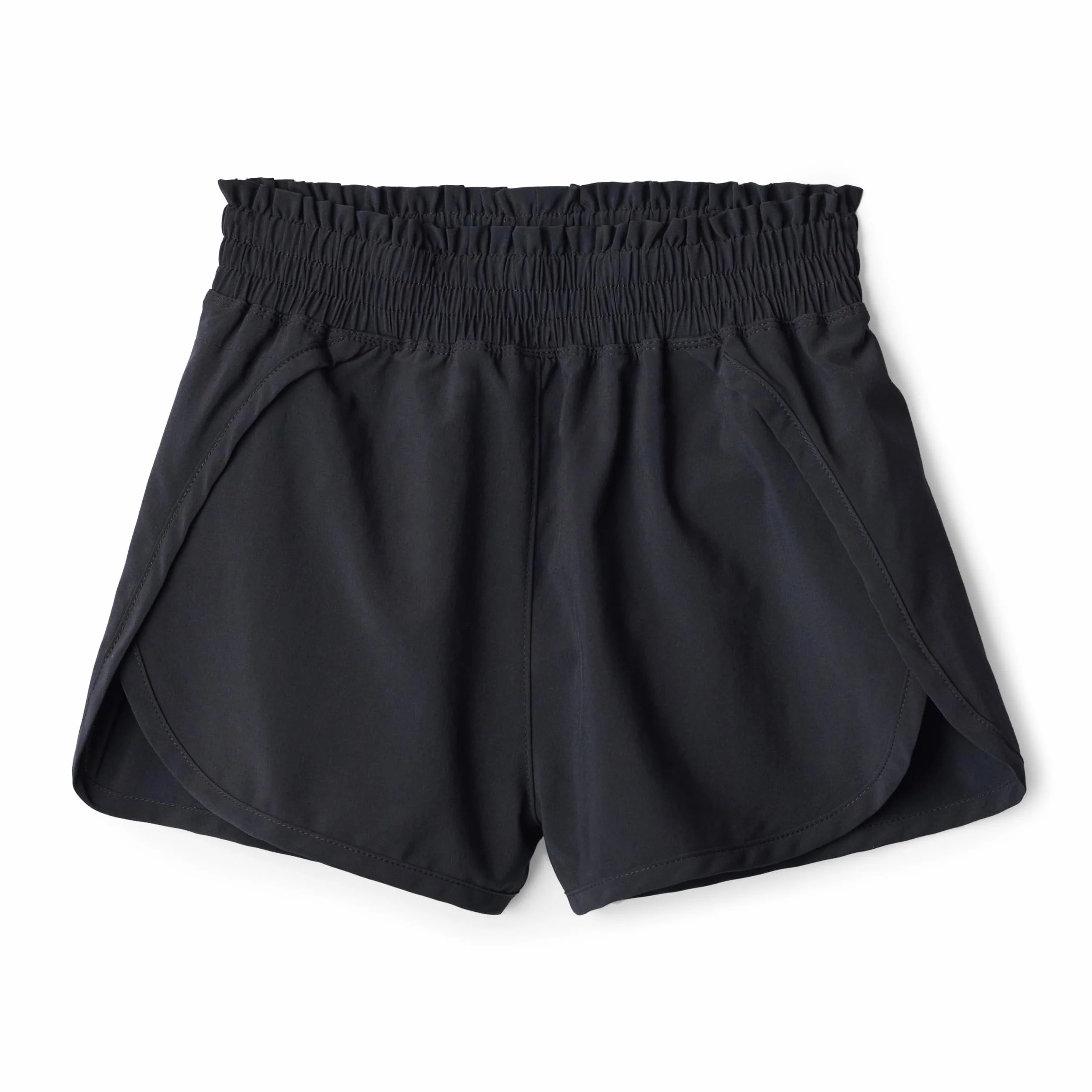Amazon Essentials Pantalones Cortos Deportivos Talle Alto Tejido Elástico Niñas