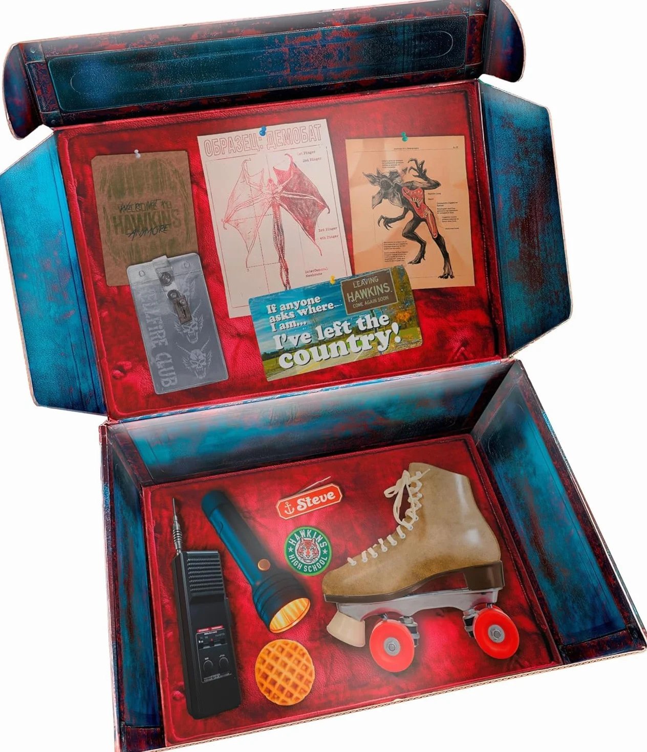 Clementoni - Puzzle Stranger Things - The DEMOGORGON'S Hunt, con luz LED: Rompecabezas de 520 Piezas, Escena Que Cambia de Color con Eleven contra Demogorgon