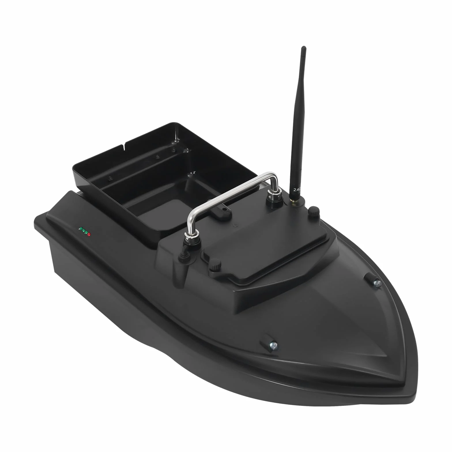 Rc barco pesca teledirigido con ecosonda y GPS, alcance 500 m, hélices tres hojas, luces nocturnas