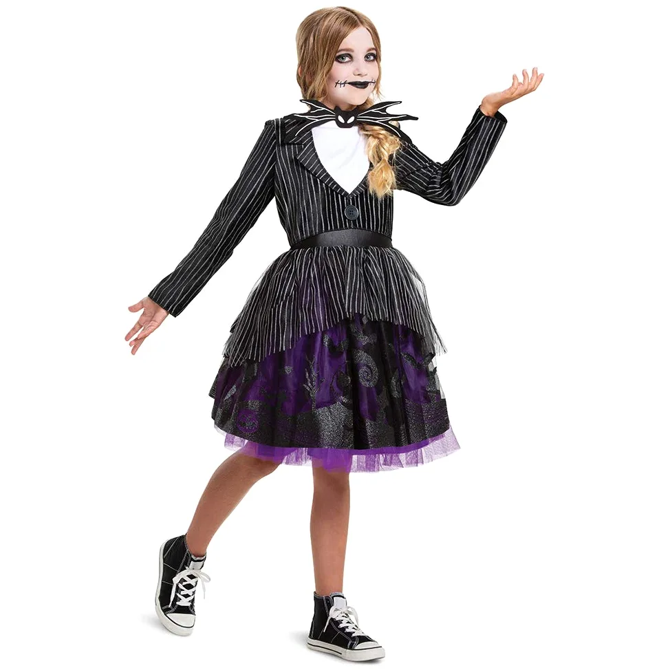 Girls Jack Skellington Nightmare Before Christmas Tutu Deluxe Costume