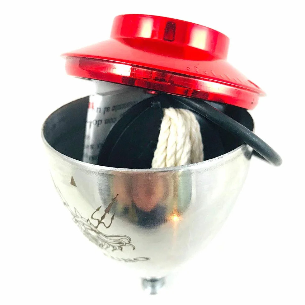 Trompo Neptuno Roller 1 unidad Metal, azul o roja, se envía aleatoriamente