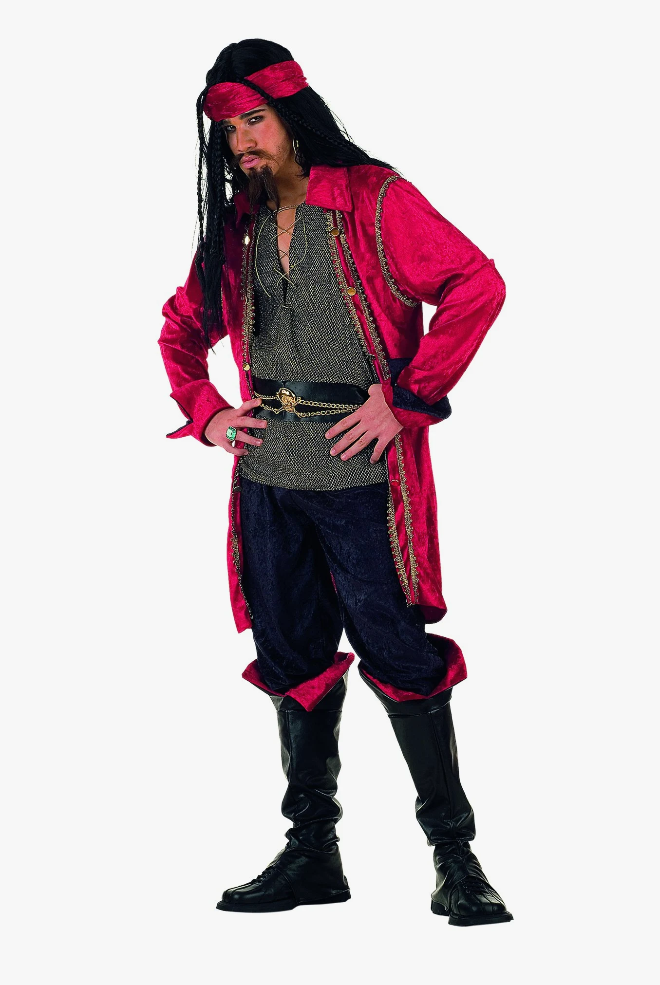 Limit Sport - Disfraz de pirata corsario Valorius, para adultos, talla XL (EA010)