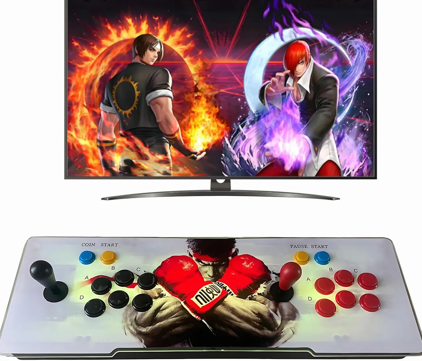 Maquina Arcade 2026.Consola de Juegos , 29900 Juegos, Juegos Retro, 2-4 Jugadores, Compatible con Juegos 3D para PC, proyector y TV