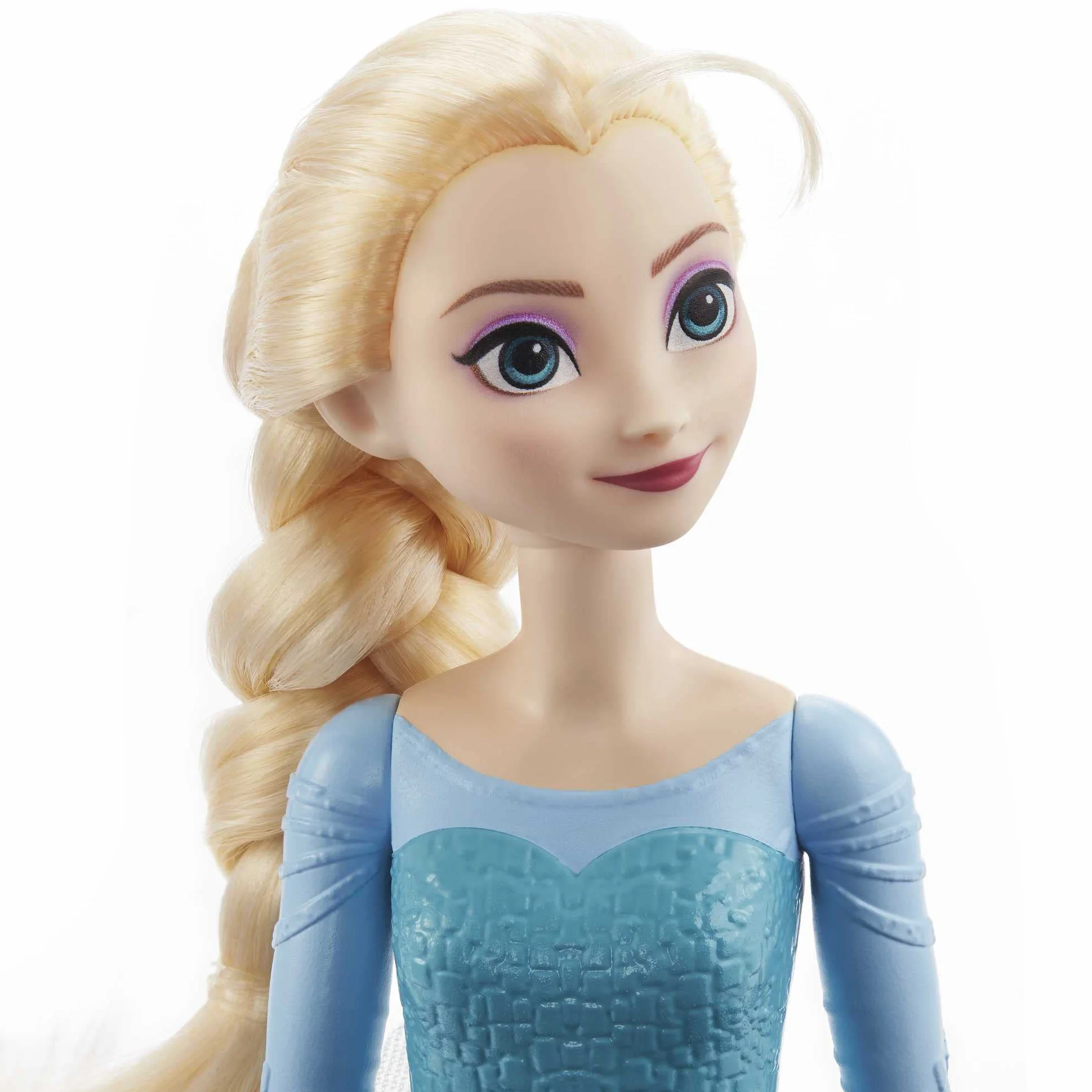 Mattel Disney Frozen Elsa Muñeca con look reina de hielo, juguete +3 años (HLW47)