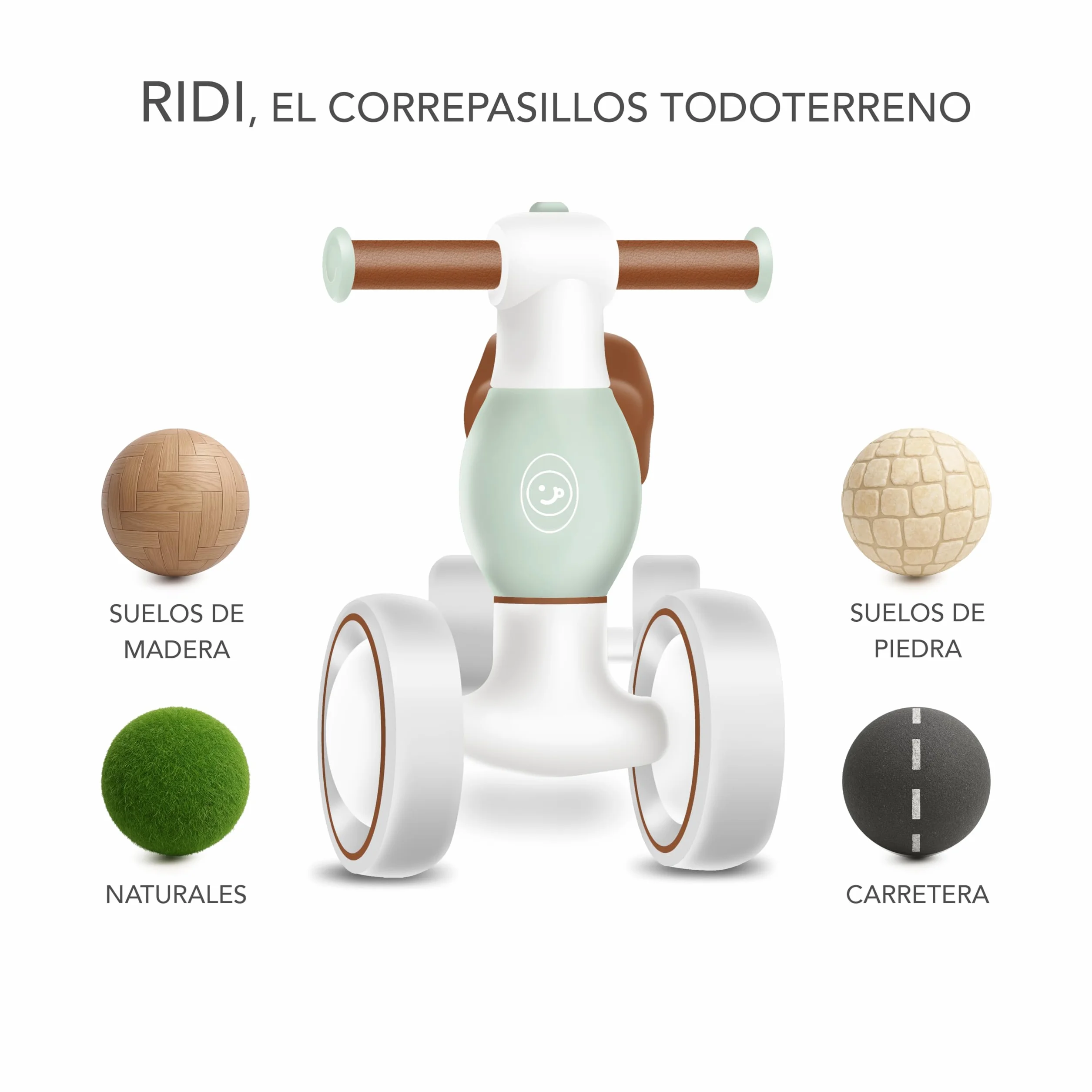 TINYKI Bici Bebe 1 Año a 2 Sin Pedales, Bicicleta Niño 1 Año, de Equilibrio, Correpasillos Ultraligero, Juguetes Niños | Regalos Originales Bebé para Cumpleaños