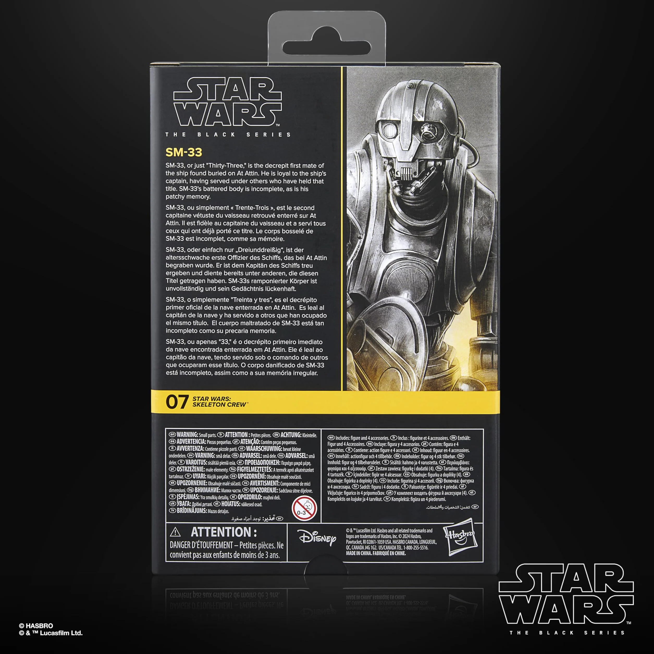 Star Wars The Black Series Fern, SM-33, Star Wars: Skeleton Crew, Figura Deluxe Coleccionable de 15 cm
