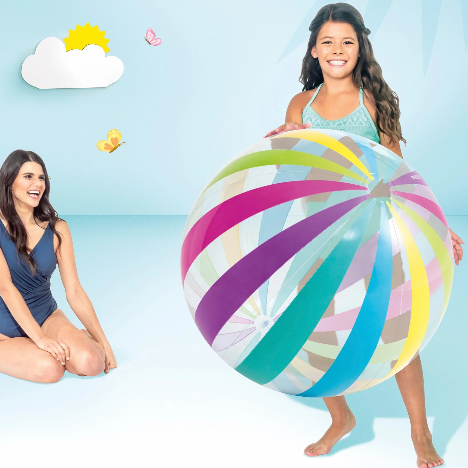 Intex - Pelota de Playa Jumbo de 42 Pulgadas