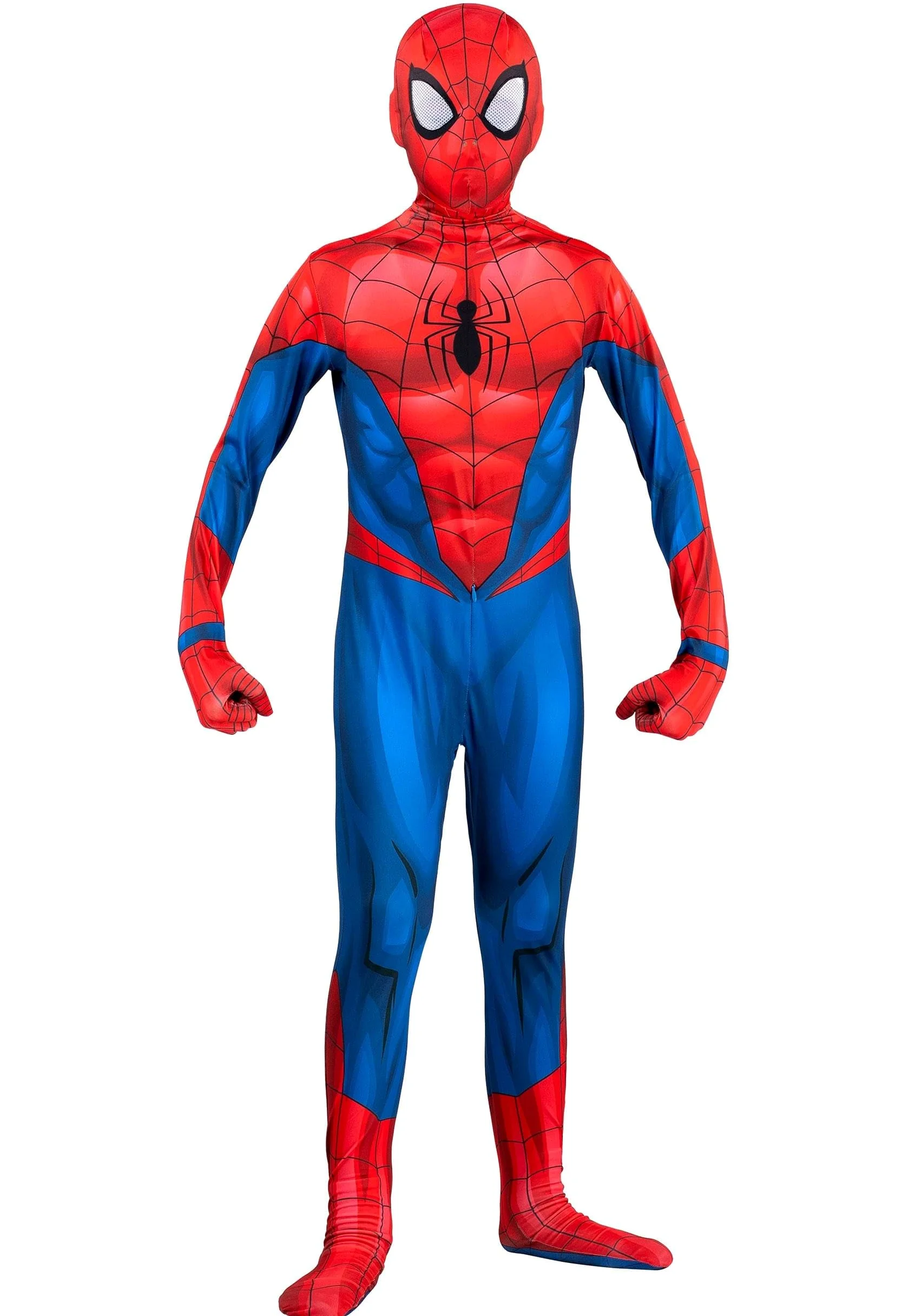 Marvel - Disfraz clásico de Spider-Man Zentai para niños