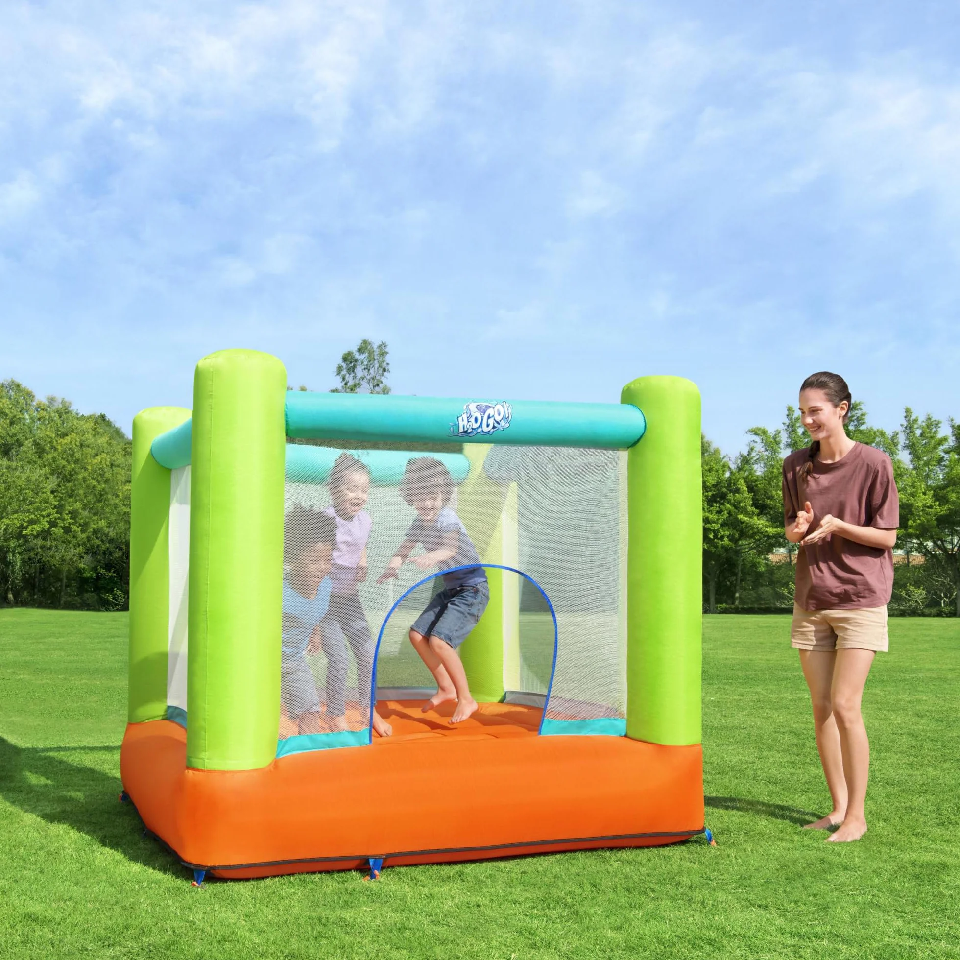 Bestway Jump and Soar Bouncer, Júmenes Unisex, Multicolor, 194x175x170