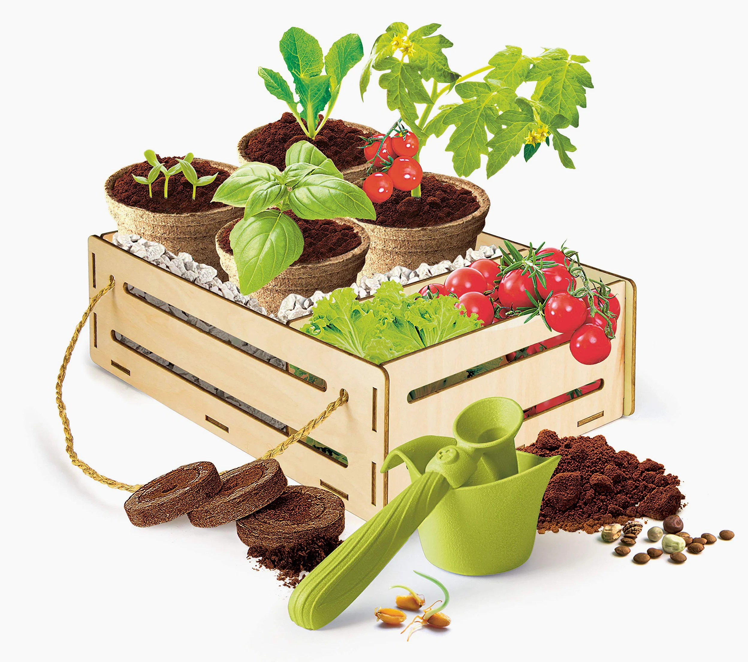 Clementoni - Kit de Jardinería - Juego científico a Partir de 7 años, Juguete en español (55393)