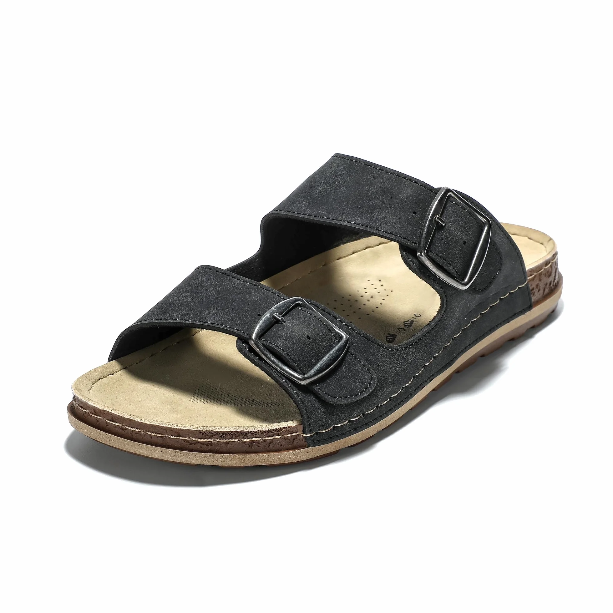 JOMIX Sandalias Hombre Verano con Hebilla Chanclas Playa Piscina