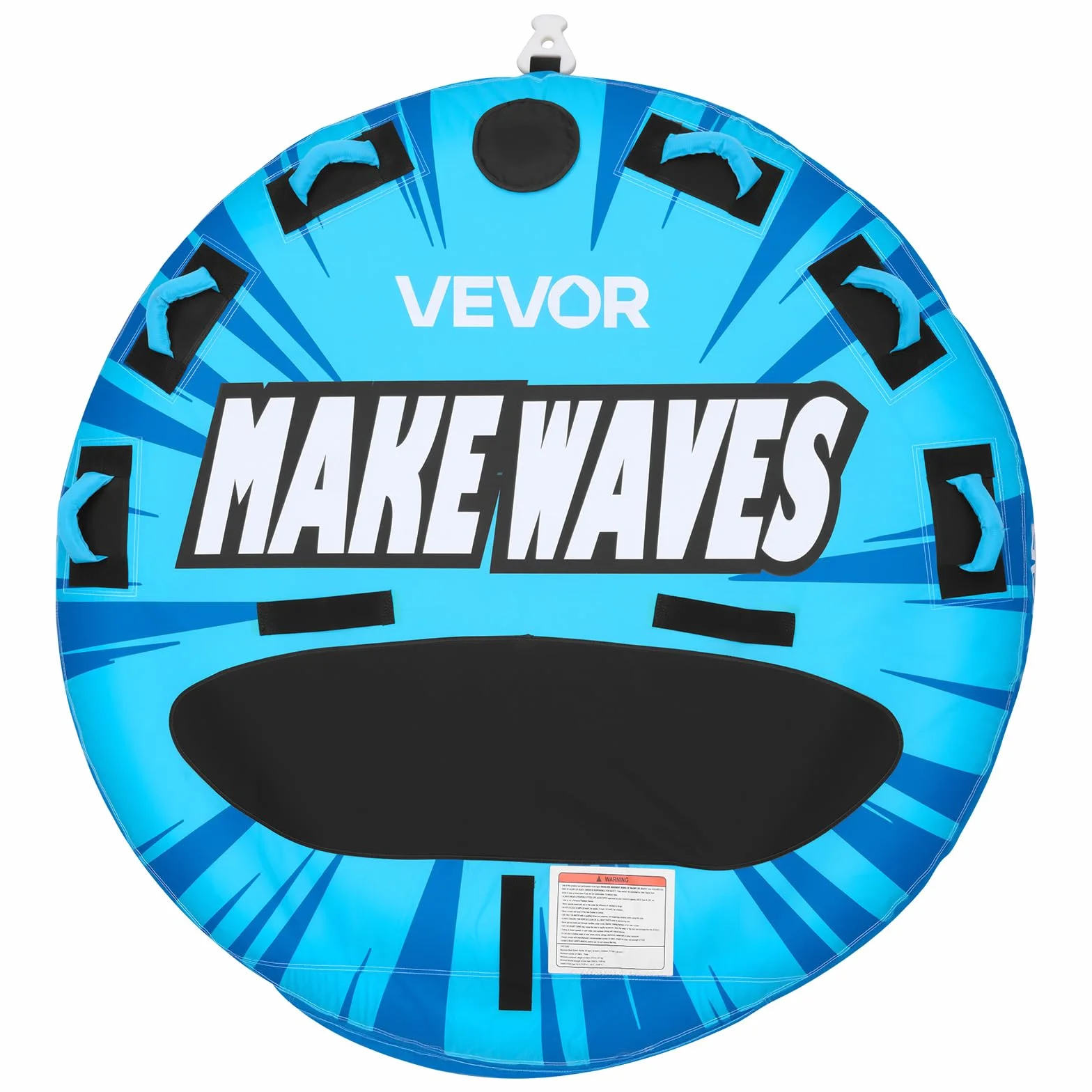 VEVOR Flotador de Arrastre Inflable 159,5 cm para 3 Personas Carga 231 kg Azul