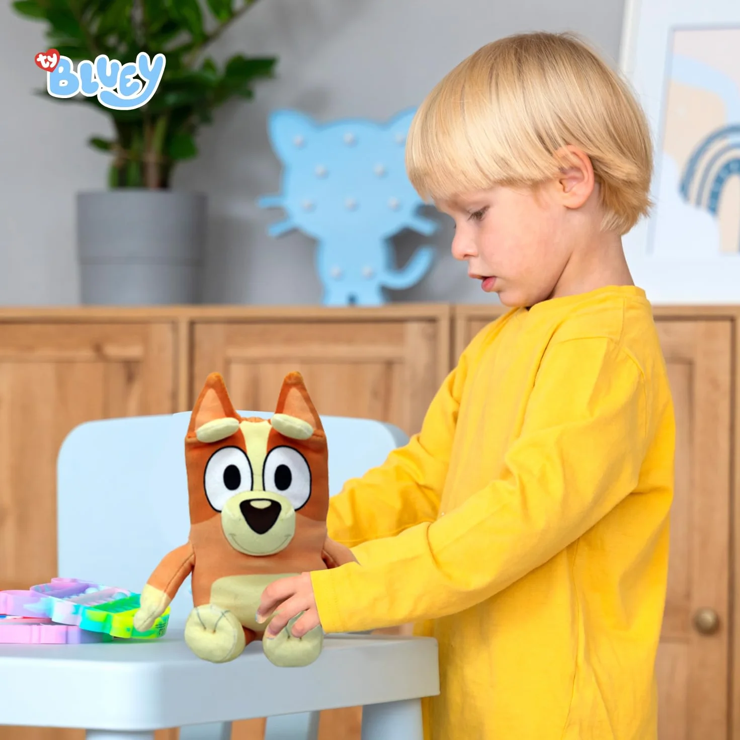 Ty Beanie Babies BLUEY El Personaje del Programa de televisión BLUEY