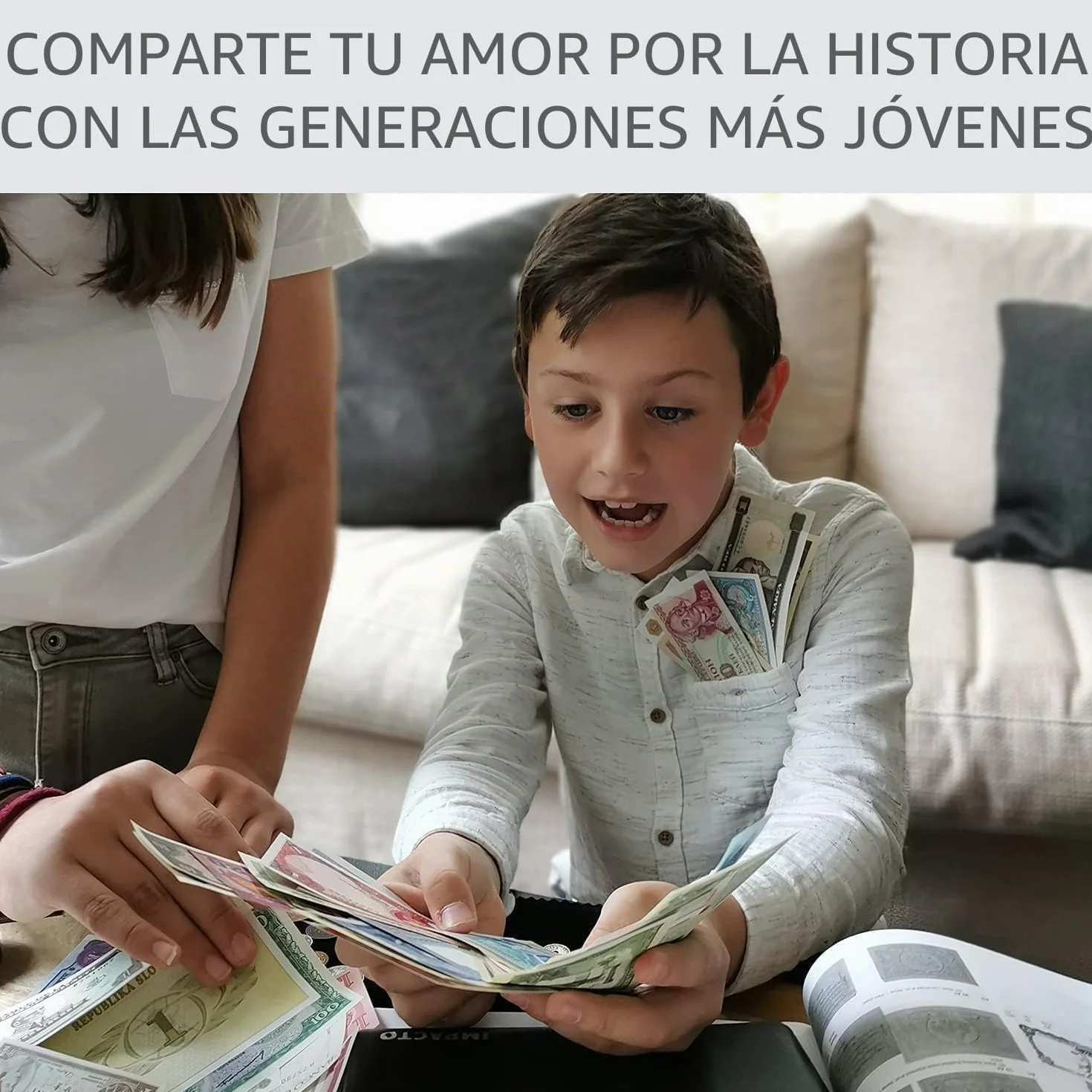 IMPACTO COLECCIONABLES | Colección de 25 Billetes Auténticos de 25 Países Diferentes - Sin Repeticiones, Desmonetizados y Originales | Ideal para Coleccionistas, Incluye Certificado de Autenticidad