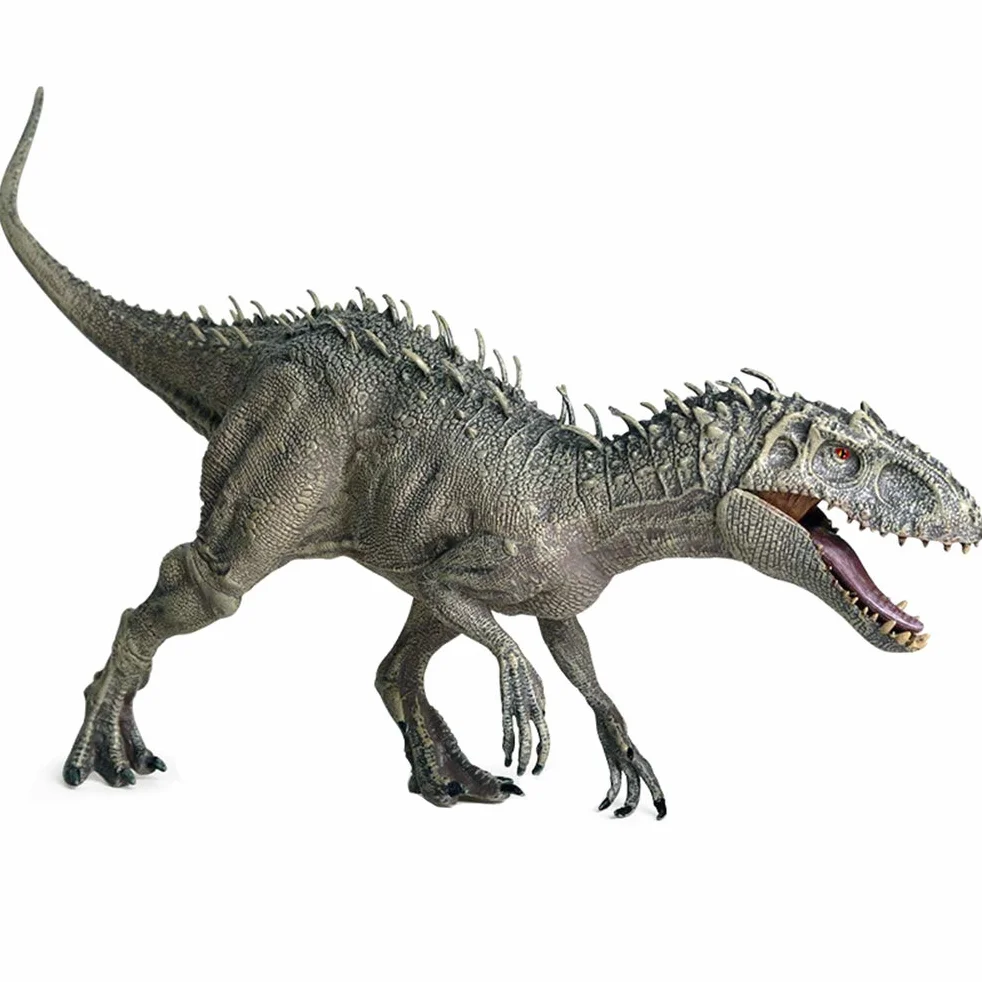 Realista Jurásico Indominus Rex Figura de Acción Boca Abierta Dinosaurio Juguete Regalo