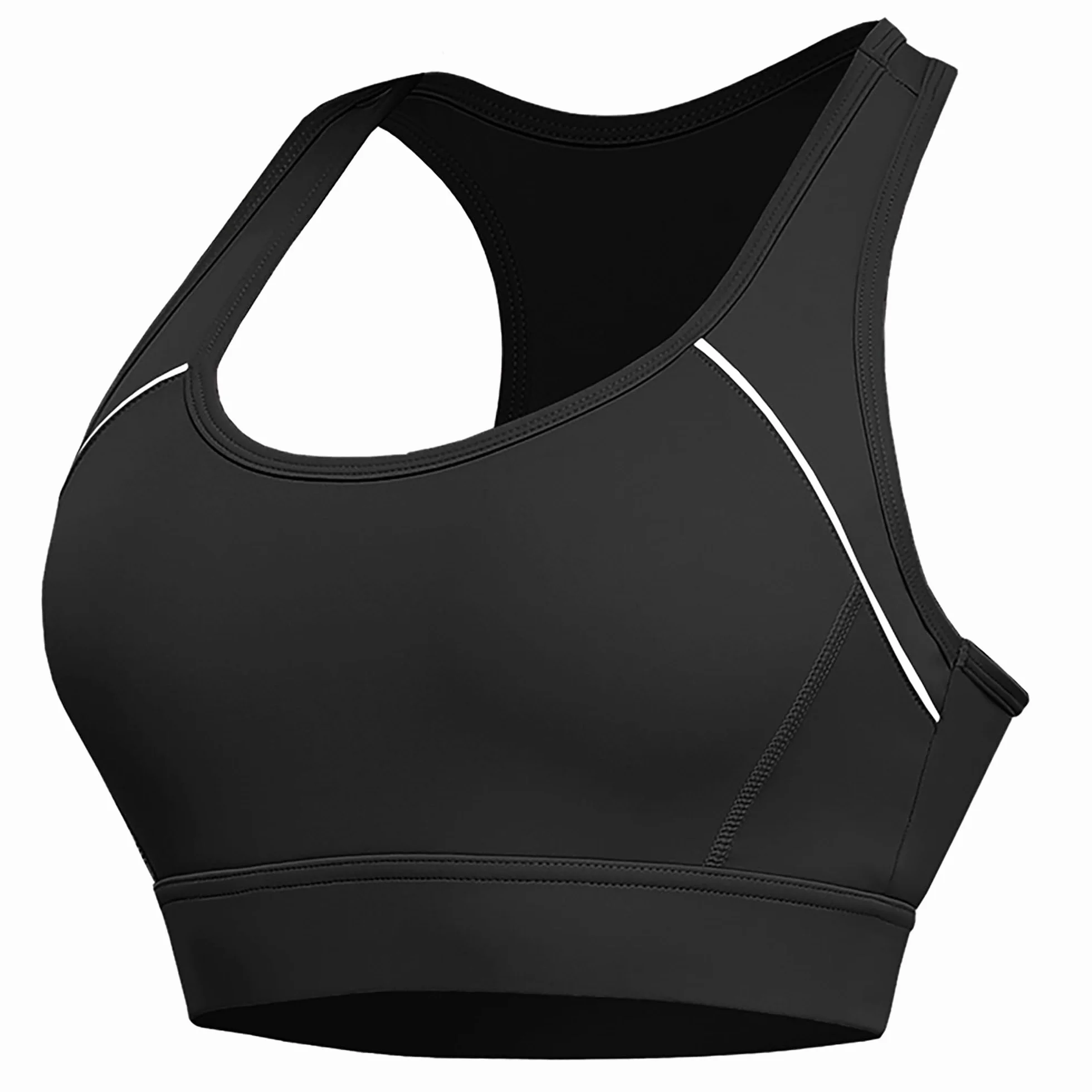 Sujetador Deportivo Mujer Sin Costuras de Alto Impacto Push Up para Yoga Fitness