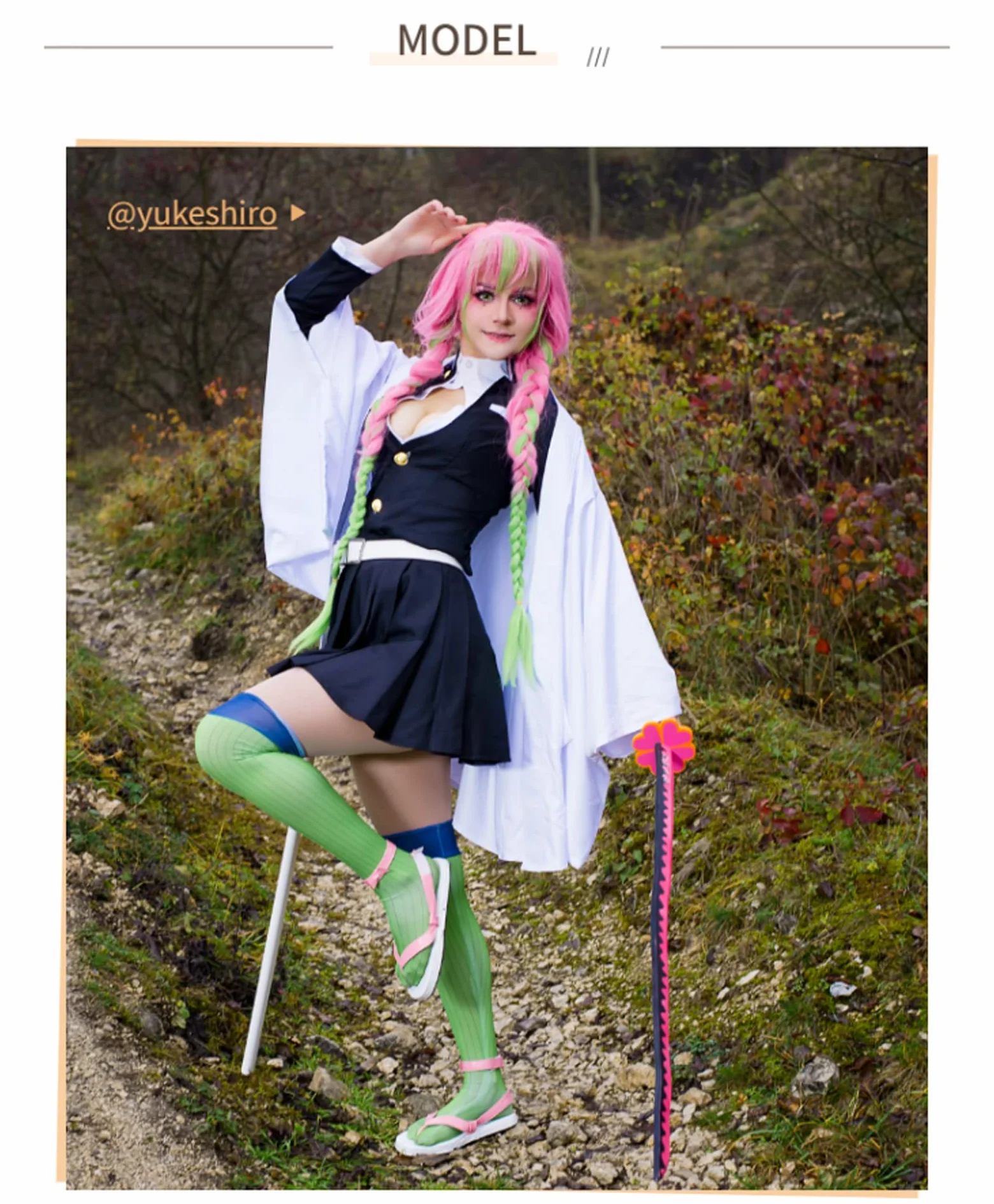 Fiamll Tanjirou Zenitsu Giyuu Disfraz de cosplay para anime japonés, kimono, demonio, disfraz de Halloween