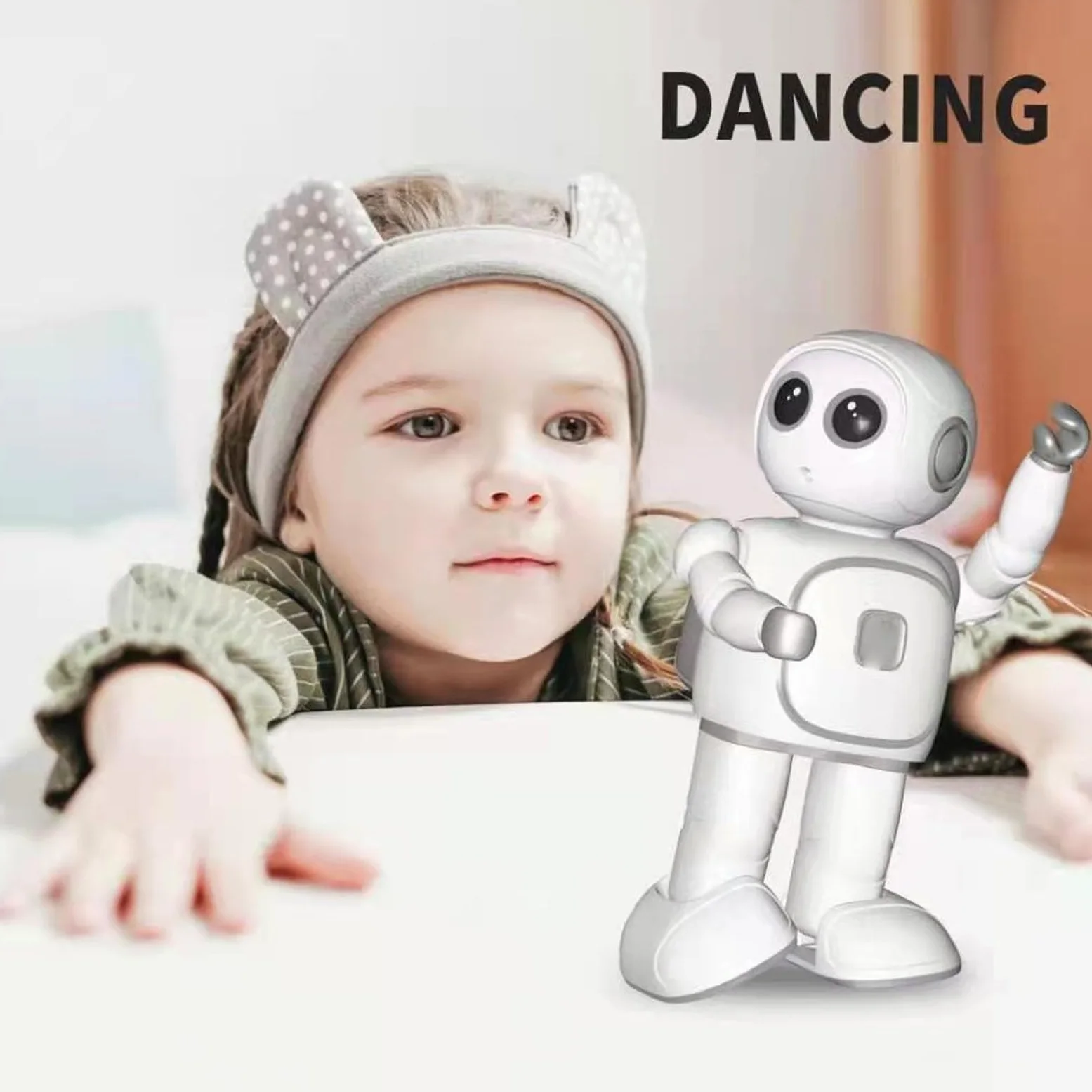 Robot Educativo para Niños R8Pro, Robot de Programación con Control de Voz, Inteligente Interactivo de Aprendizaje en Inglés para Educación Temprana