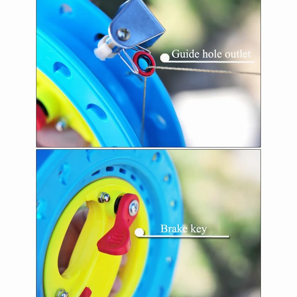 Enrollador de línea para Cometas, Rueda de Agarre para niños y Adultos, Bloqueo Seguro, ergonomía Suave, Accesorio Profesional y Duradero (Color: línea de 700 m)
