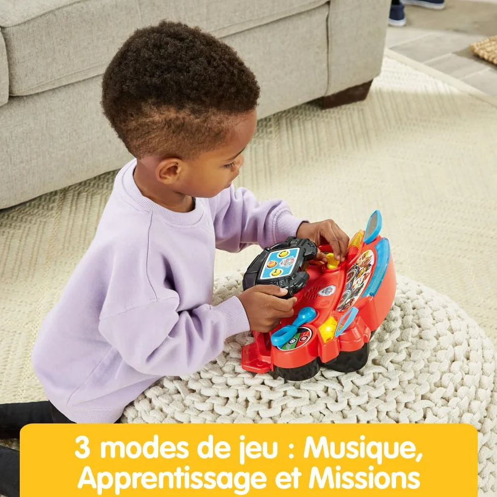 VTech Patrouille Pat Patrulla Canina-Misión Piloto, Color Rojo, tamaño estándar (542705)