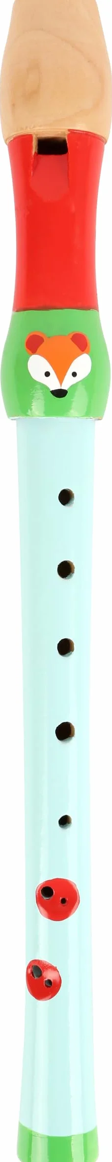 Small Foot 10722 Flauta Infantil, diseño Apto para niños, Hecha de Madera Resistente y Adecuada para Jugar, fomenta la Creatividad