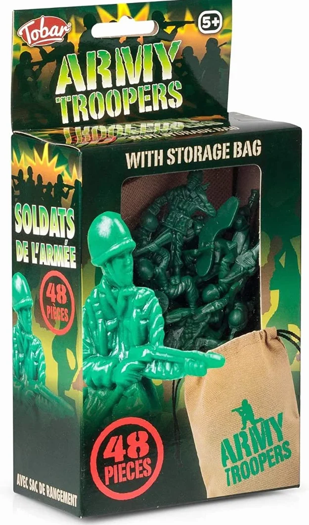 Tropas del Ejército - conjunto de 48 figuras de plástico