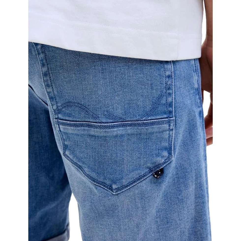 JACK & JONES Pantalones Cortos Hombre Ajuste Regular Bolsillo Botonadura 5 Bolsillos