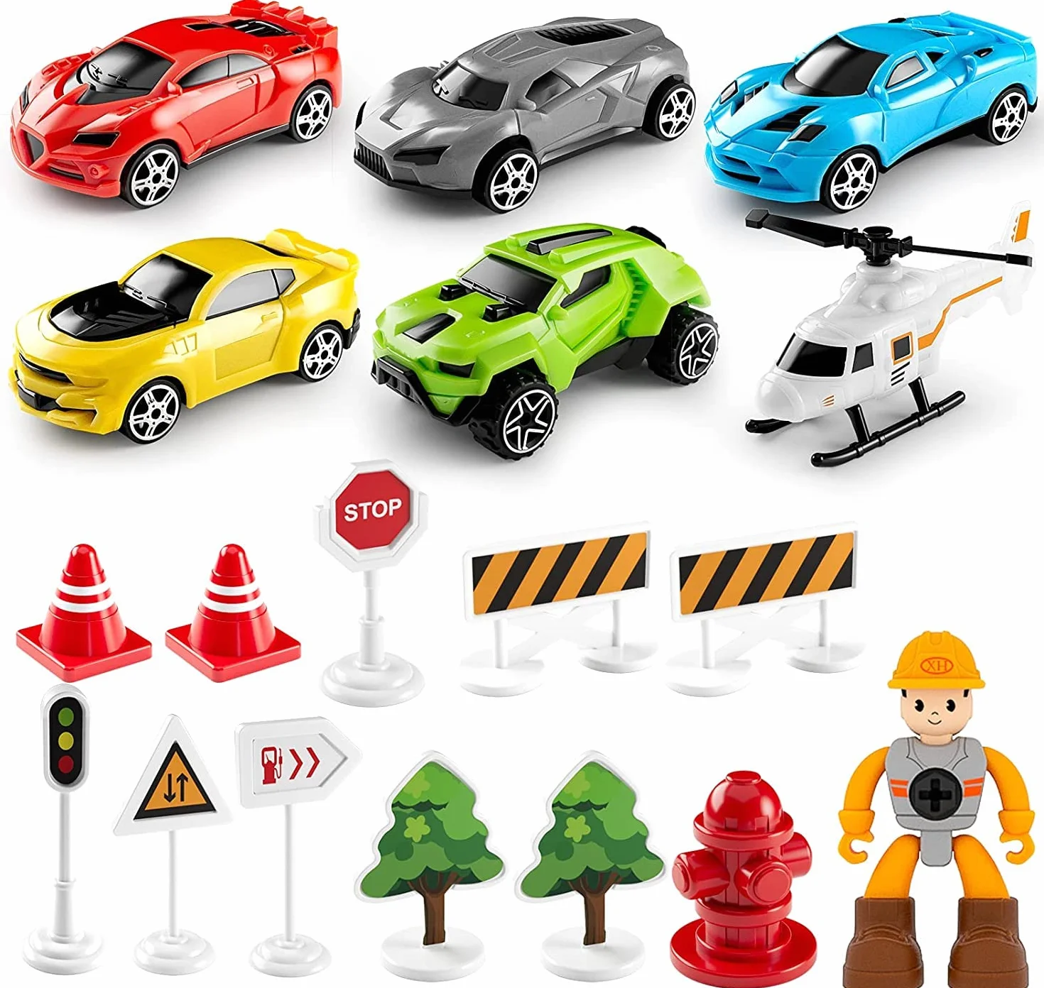 Avión de Transporte de Carga, Coches de Juguete, Regalo para Niños Mayores 3 Años