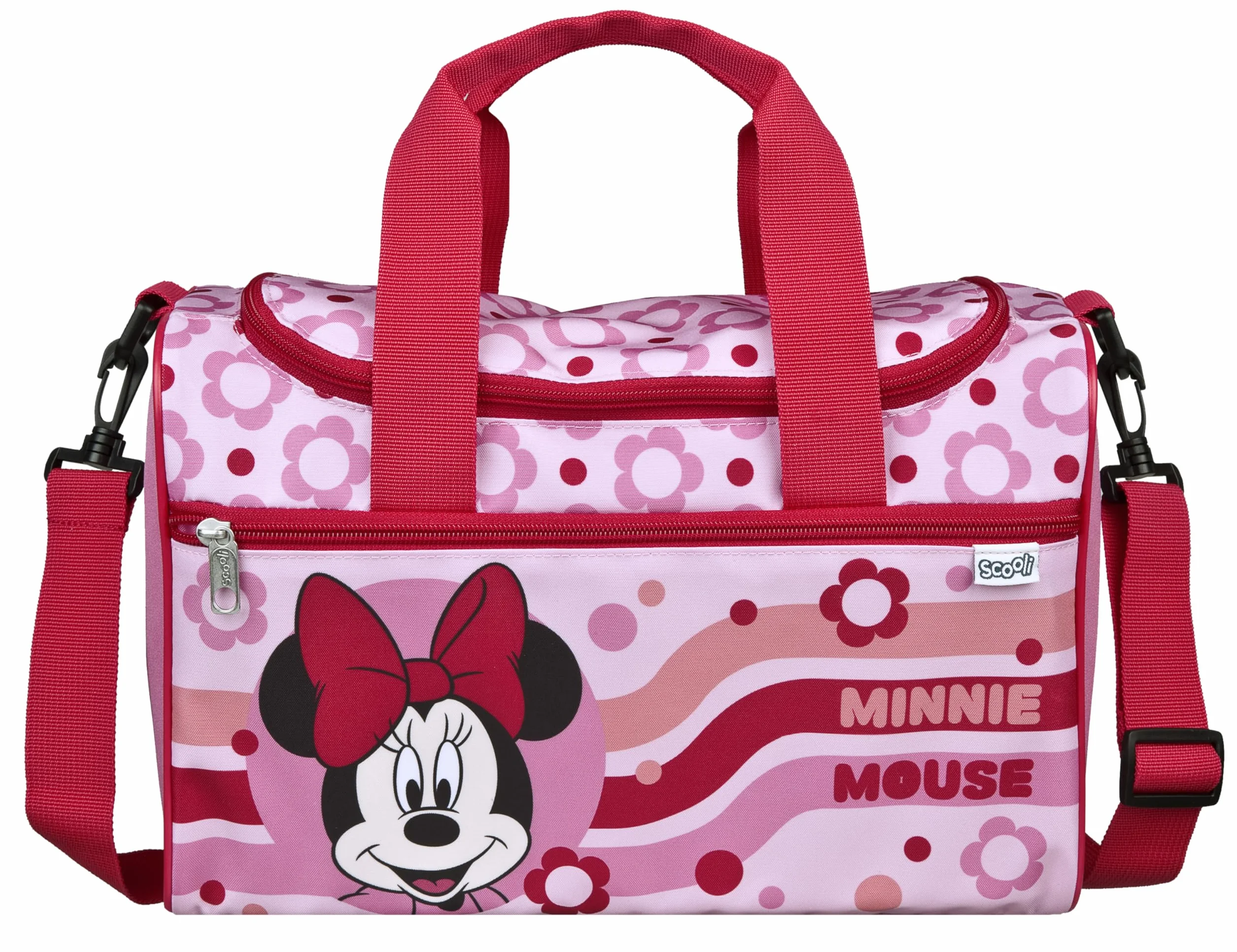 Scooli Bolsa de Deporte para niños 23 x 35 x 16 cm Compartimento Principal Espacioso Correa de Hombro Ajustable Accesorio Escolar Bolso Bandolera