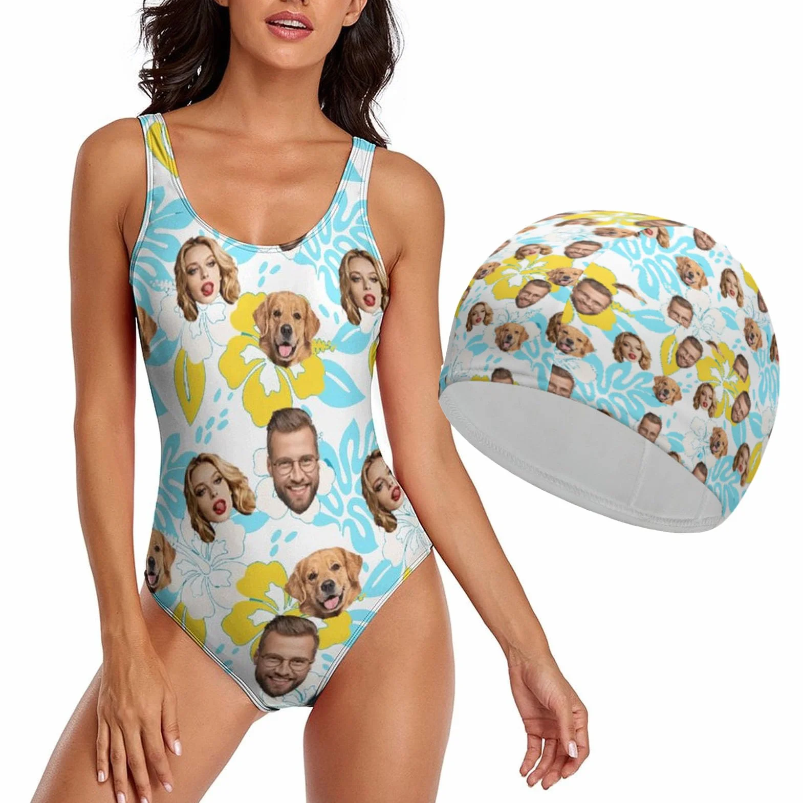 Traje de baño personalizado para mujer, despedida soltera, bañador ligero y transpirable para playa