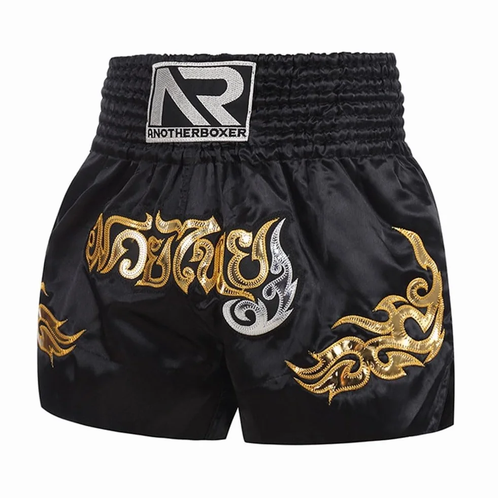 Pantalones cortos de boxeo unisex para artes marciales mixtas Muay Thai entrenamiento adultos