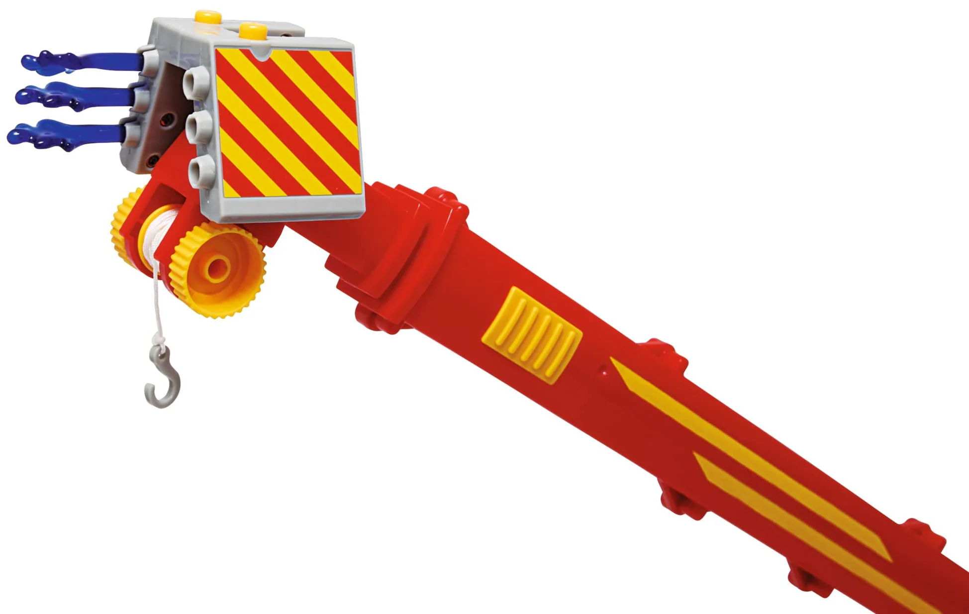 Simba 109252517 - Grúa de Juguete de Sam Bombero (50 cm) - Vehículo de Rescate 2 en 1 (Coche y grúa) para niños a Partir de 3 años, con cabrestante, Figura, luz y Sonido (Incluye Pilas)