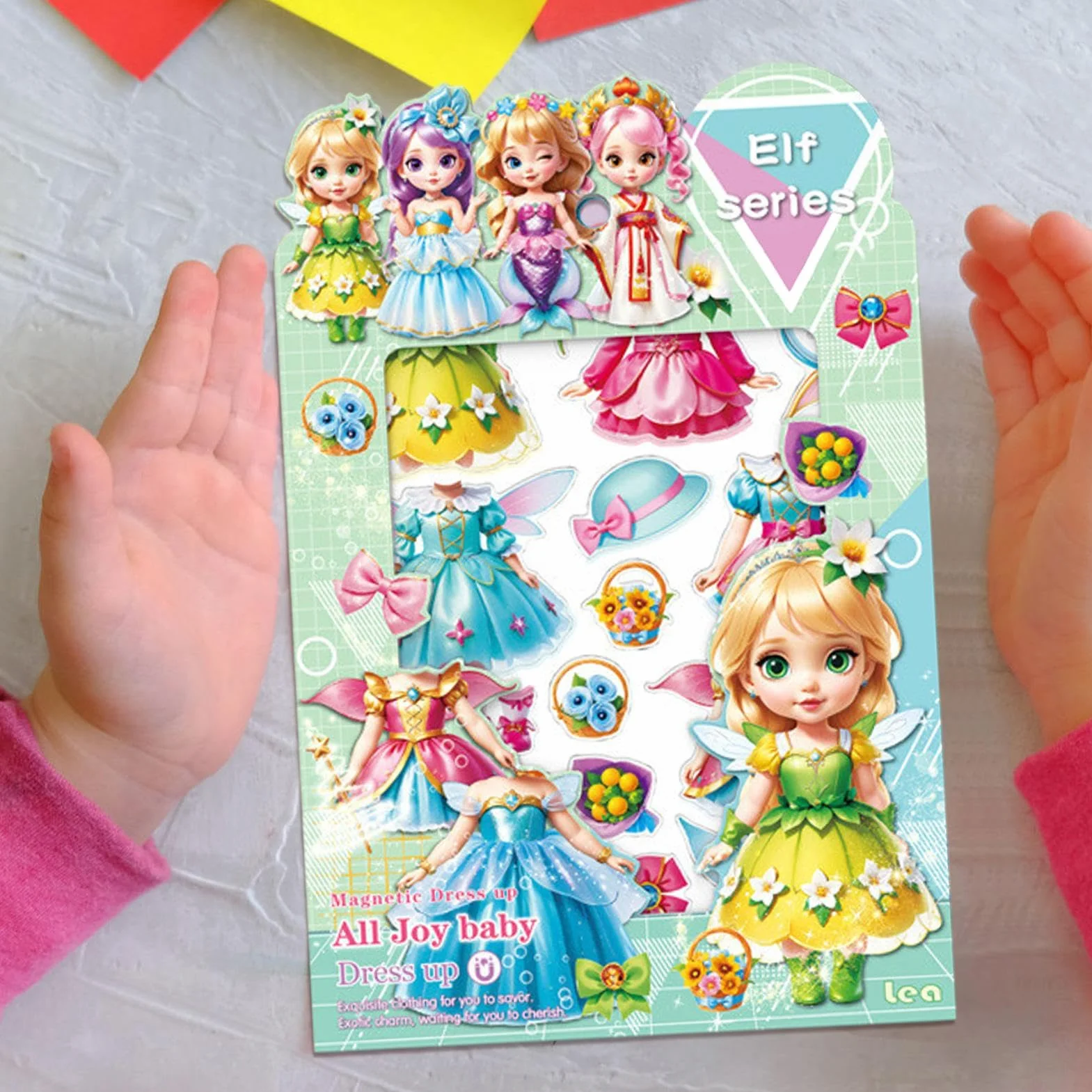Princesa magnética para Vestir, muñecas de Papel para Vestir - Vestido de Disfraz con Recortes de muñecas de Papel con imán - Rompecabezas de Ropa con imán, muñeca Creativa para Vestir para