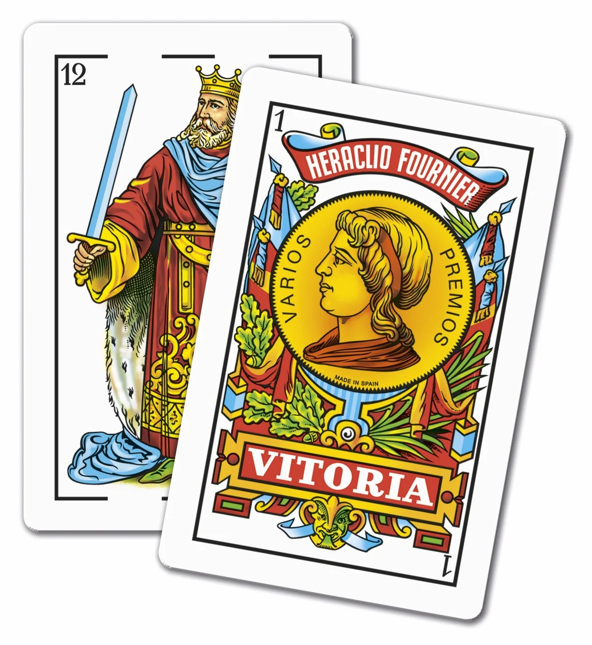 Baraja española Fournier Nº 2100 50 cartas 14 años