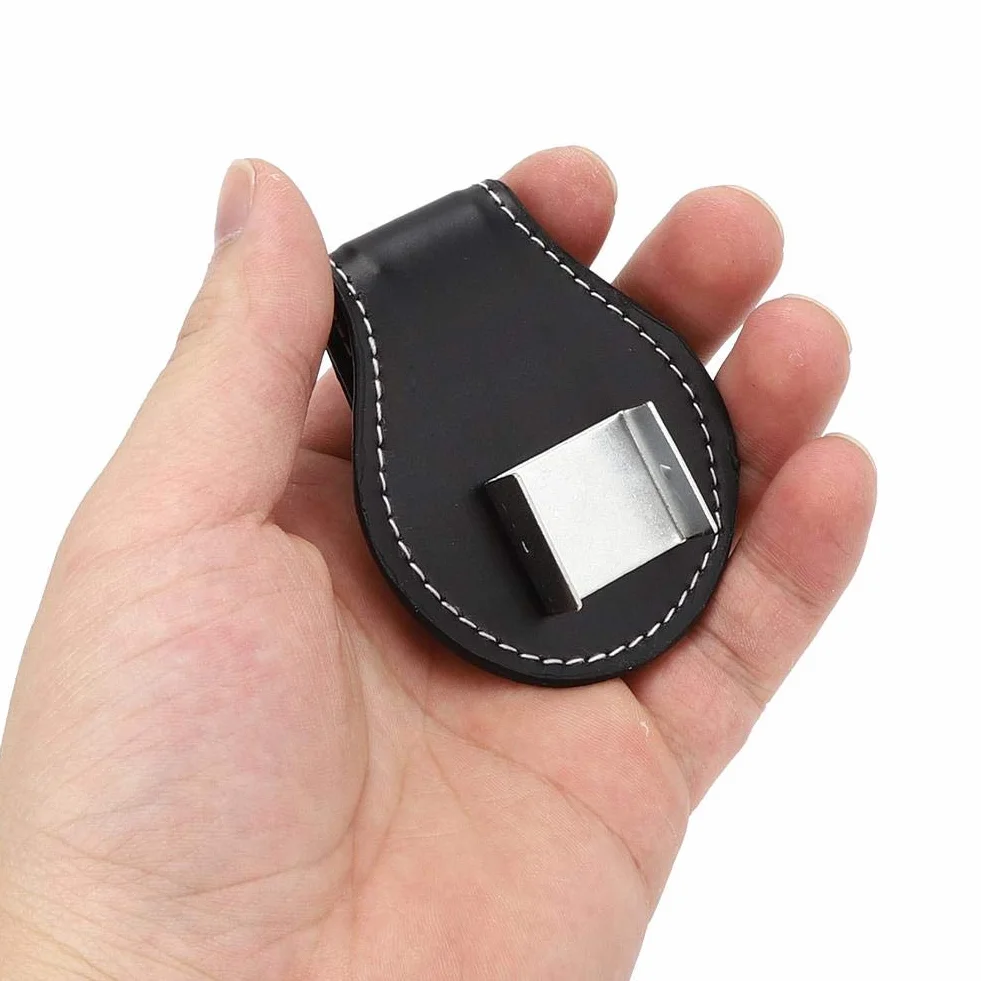 Alomejor Pool Cue Chalk Holder 4PCS Cue Chalk Case with Clip Billiard Accessory