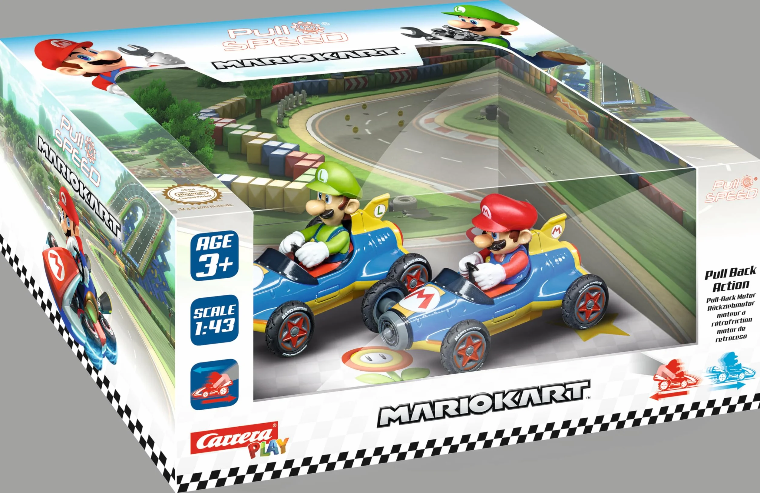 Pull&Speed Mario Kart 8 "Mach 8" Twinpack