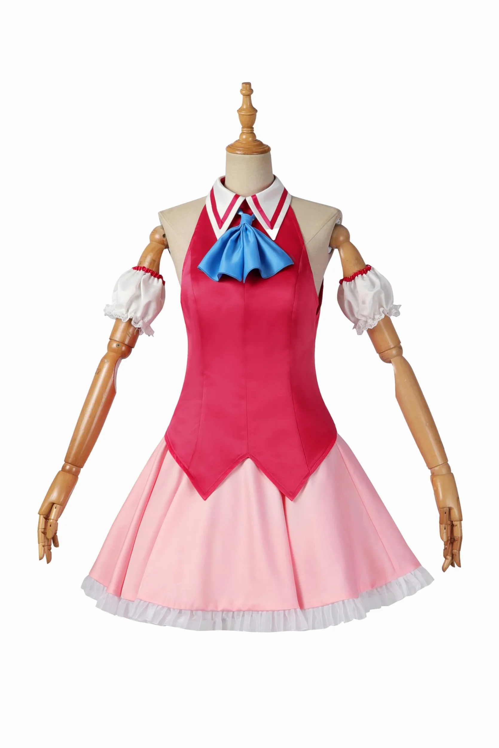 Disfraz de anime para mujer, disfraz de canto con peluca