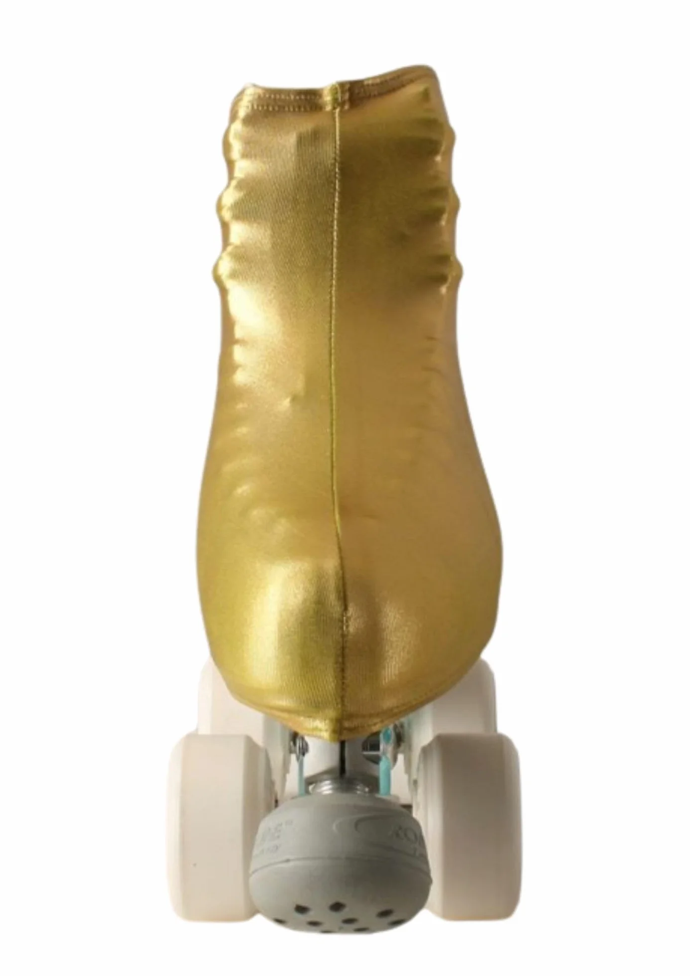 Cubrepatines de Patines en Línea y Hielo, Funda Opaca, Resistente y Elástica, Dorado, Talla 25-37