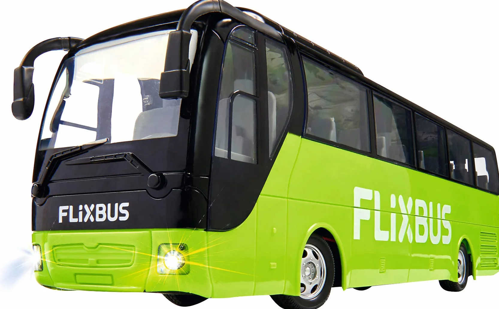 Carson 500907342 FlixBus 2.4GHz - 100% Listo para Conducir, autobús de Juguete, Coche de Juguete, Coche teledirigido, para niños a Partir de 8 años, Tiempo de conducción Aprox. 60 min.