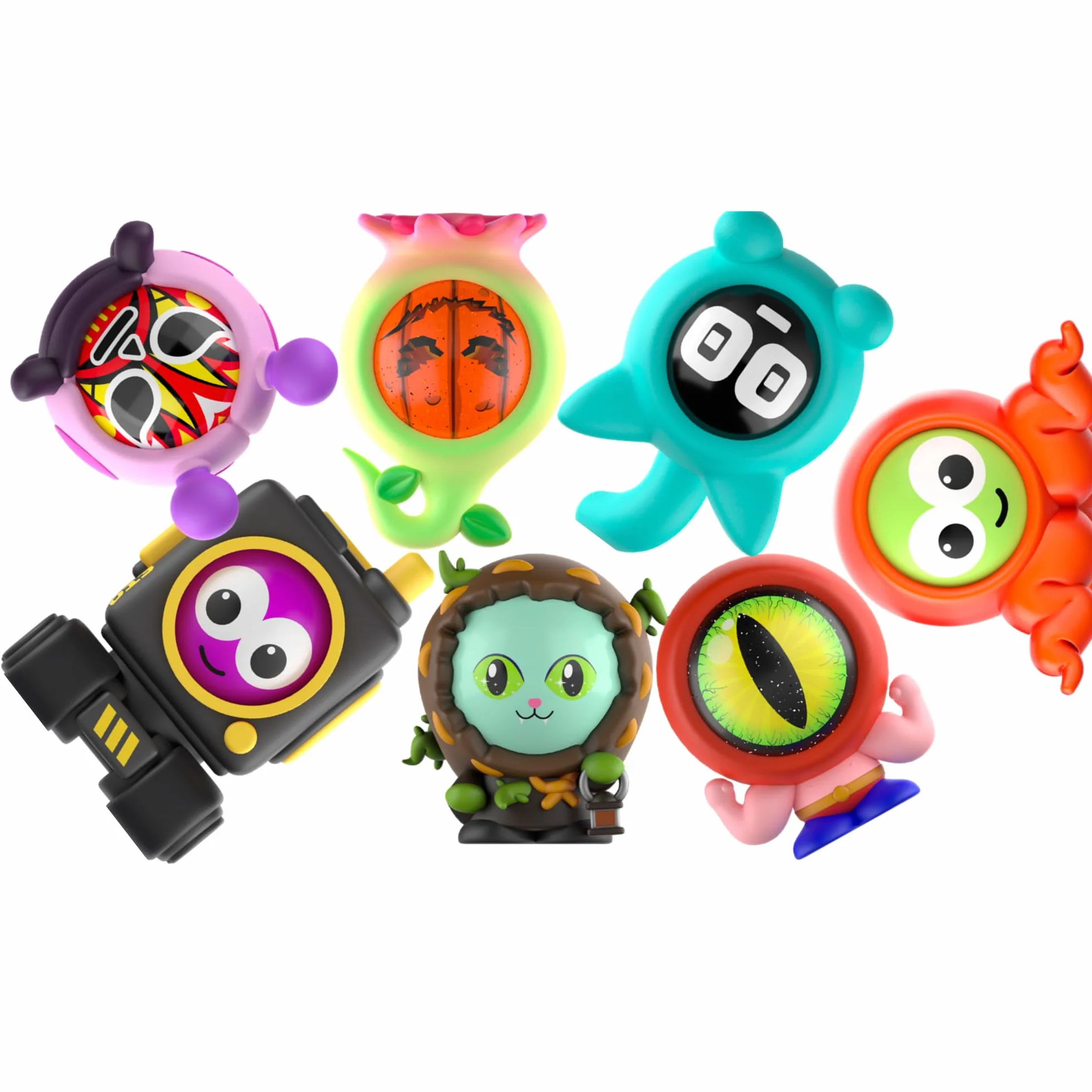 Freak Marbles Bolsa de malla con cordón | Colecciona, Juega y Comparte | Contiene 3 canicas y 3 skins