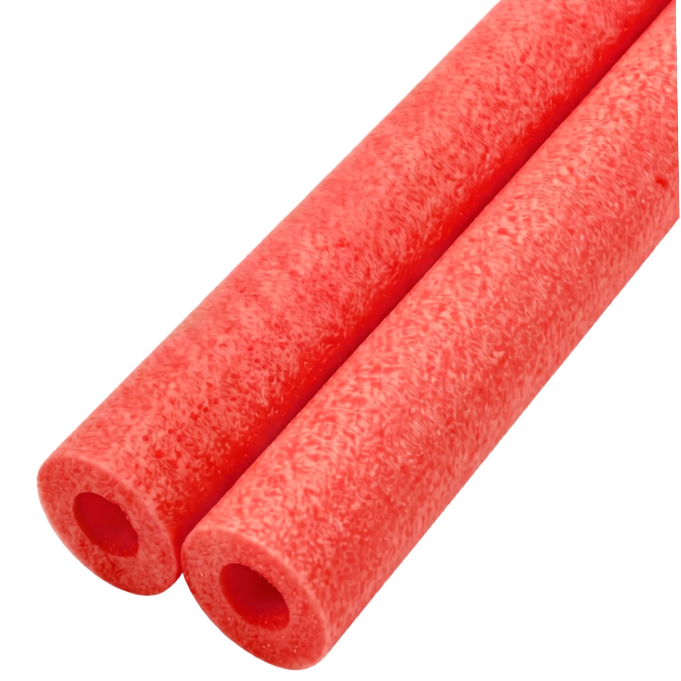 Paquete de 2 Tubos de Espuma para Fideos de Piscina Jumbo flotadores de Fideos de Piscina Huecos Extra densos y Suaves y Gruesos Rojo 59 Pulgadas de Largo