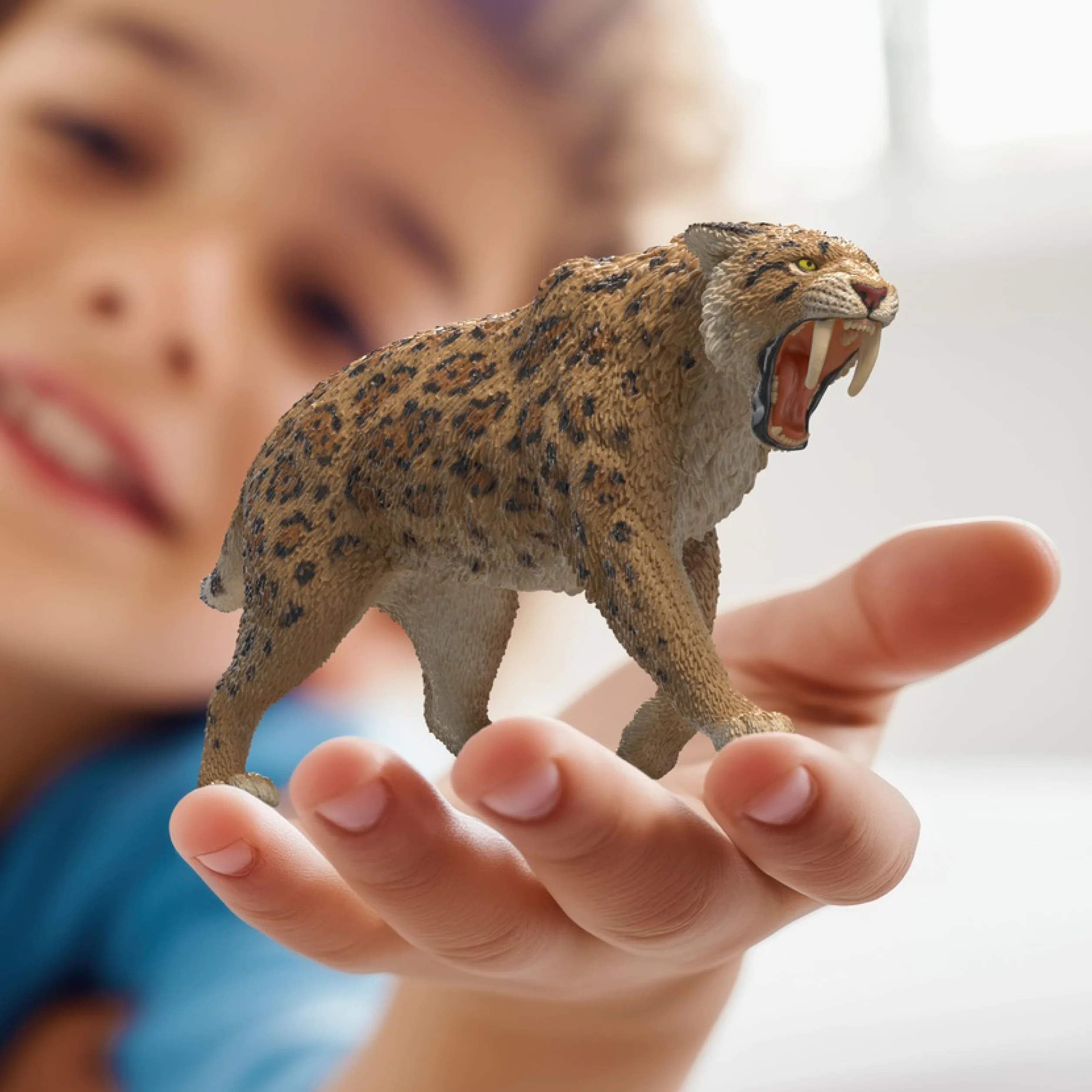 Schleich Dinosaurs Tigre Dientes Sable 15054 Figura de Juguete 14x7x3 cm
