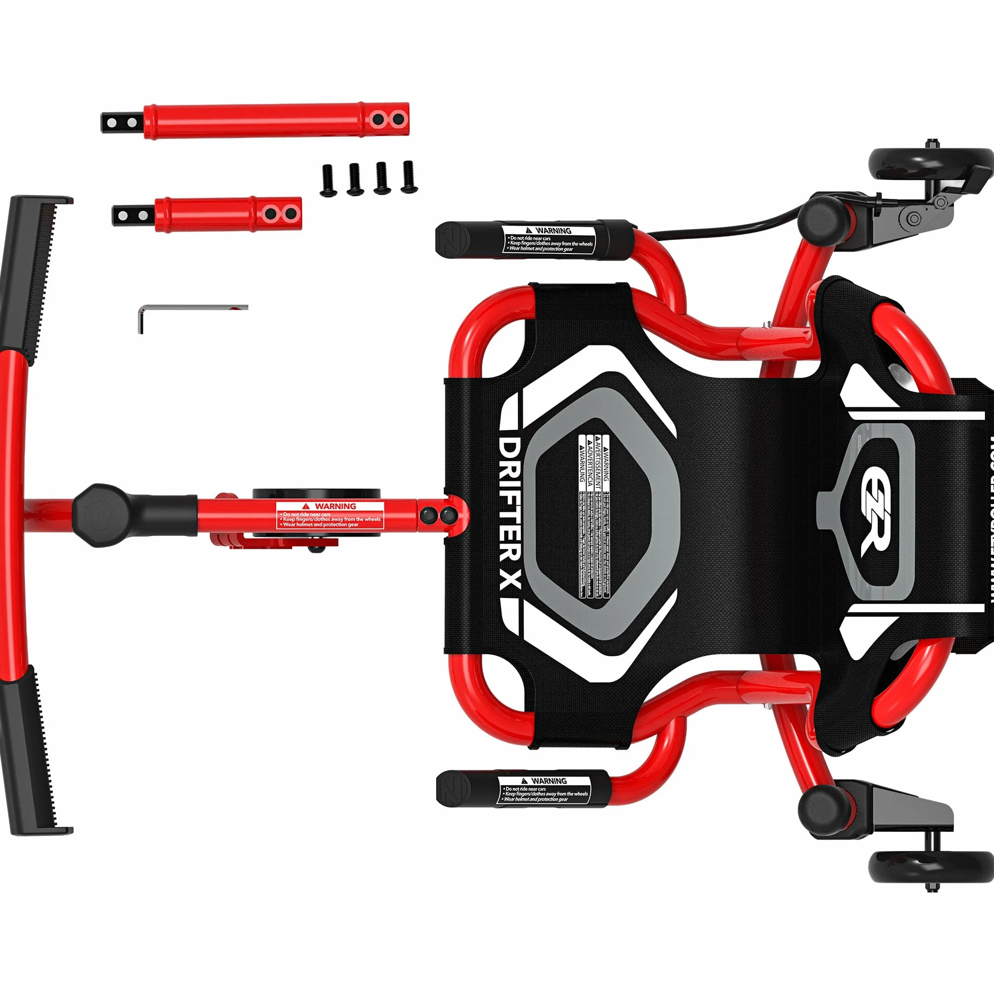 EzyRoller Nuevo juguete Drifter-X para niños de 6 años en adelante, hasta 150 libras, color rojo