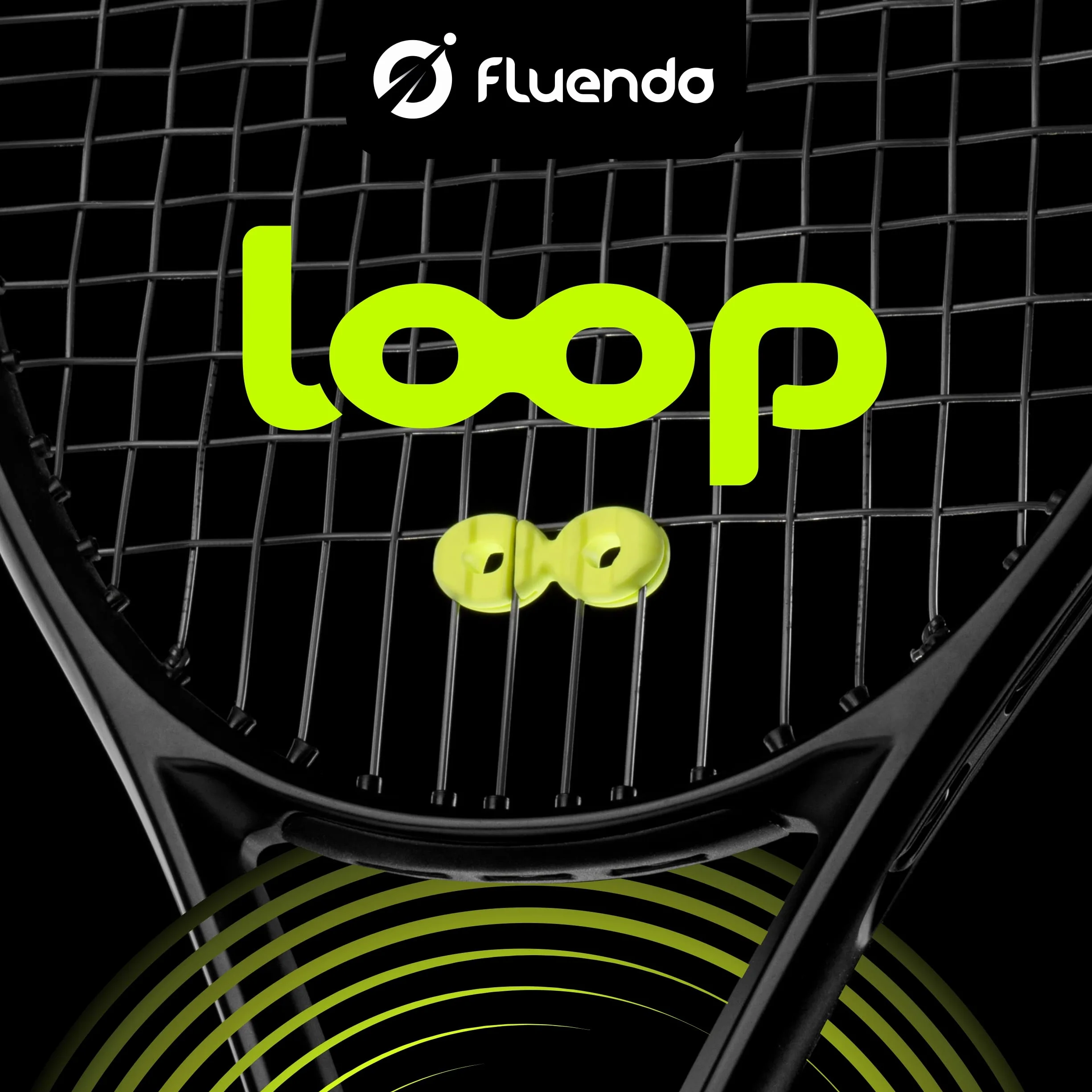 LOOP Dispositivo Antivibración Dampeners Amortiguador para Raquetas de Tenis Sistema Patentado Made in Italy
