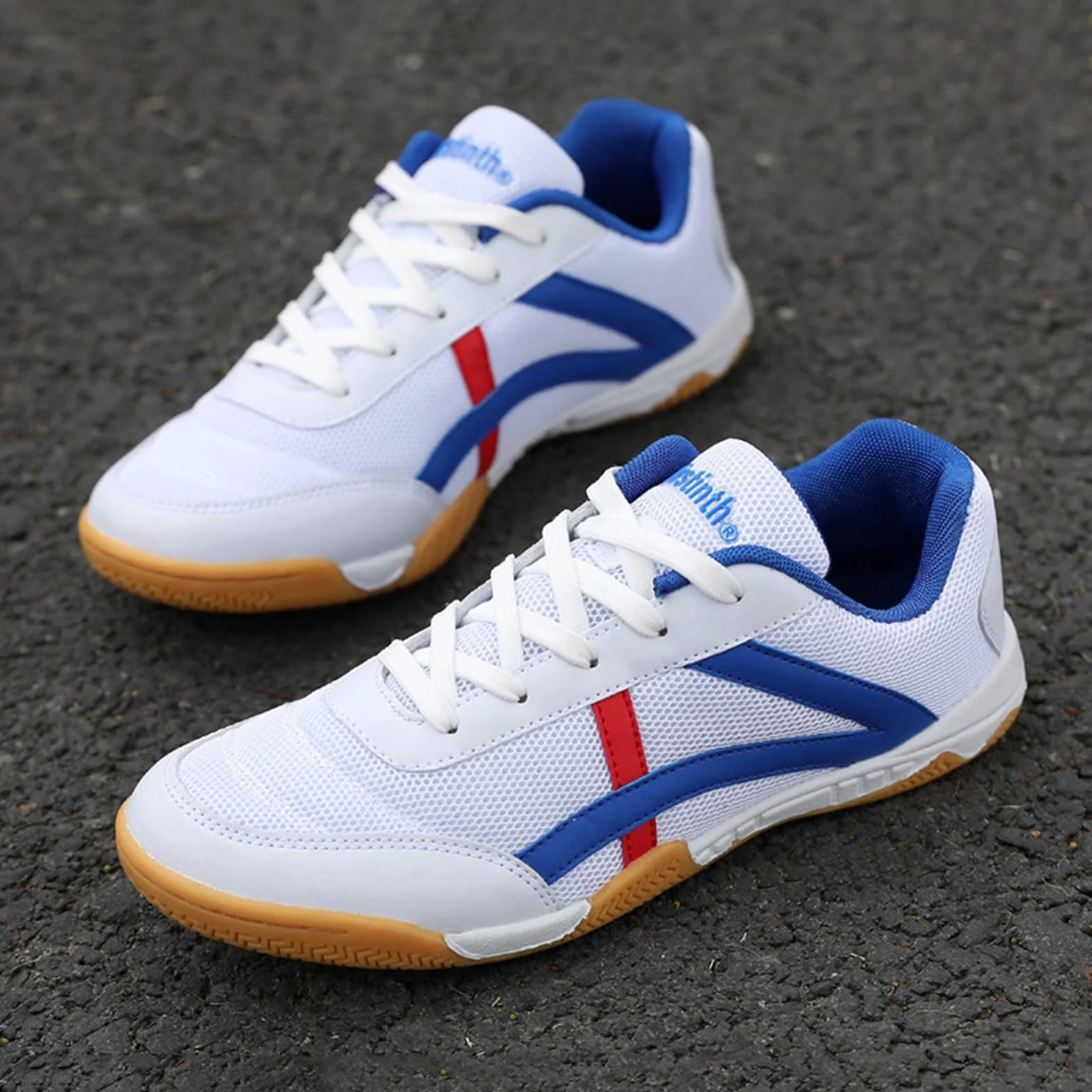 Zapatillas de Tenis de Mesa Transpirables para Hombre y Mujer Suela Suave