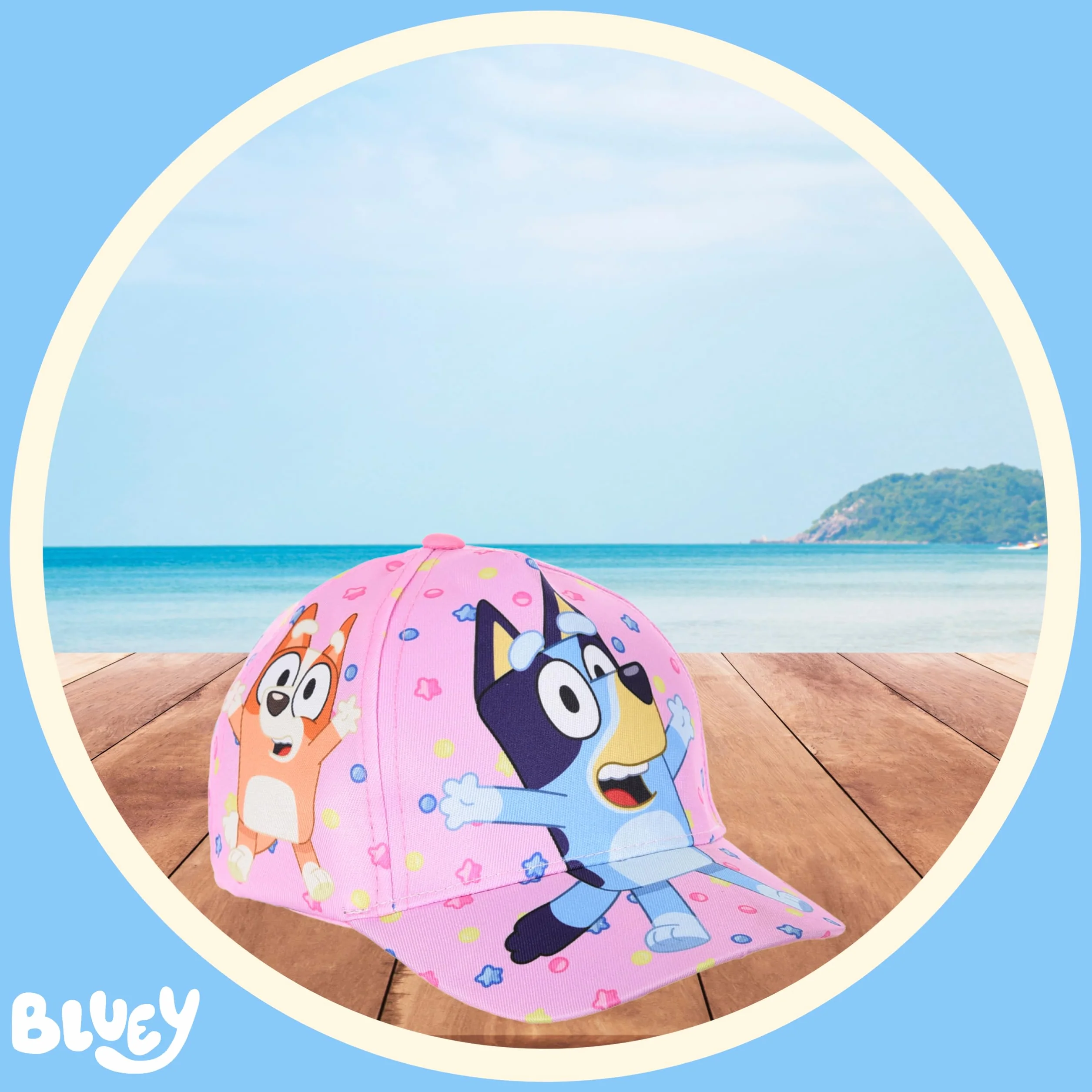 Bluey Gorra de Beisbol Clasica para Niños Niñas Bingo Coco Chloe