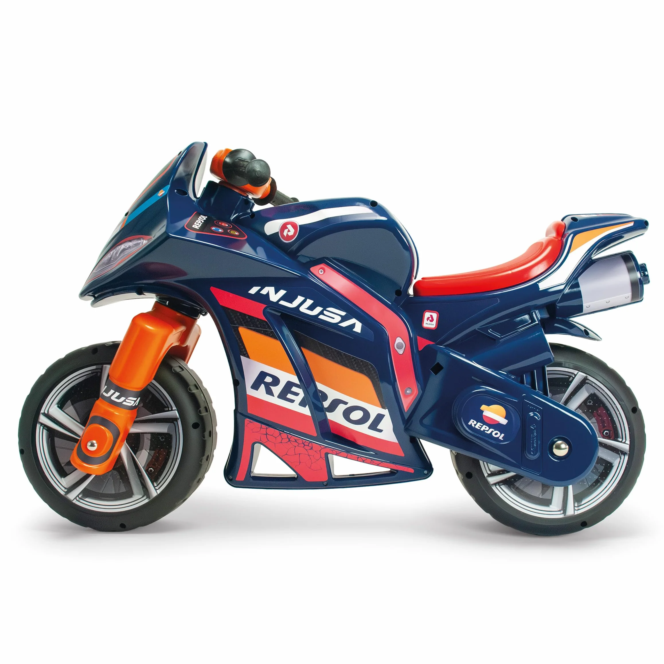 INJUSA Moto Correpasillos Infantil Winner Repsol XL dla Dzieci 4-7 Lat Niebieski