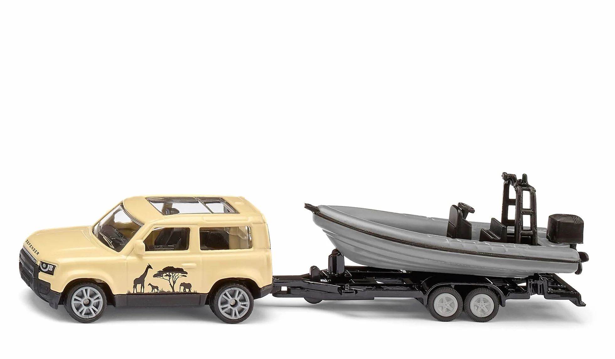 Siku Land Rover Defender Safari con Barco