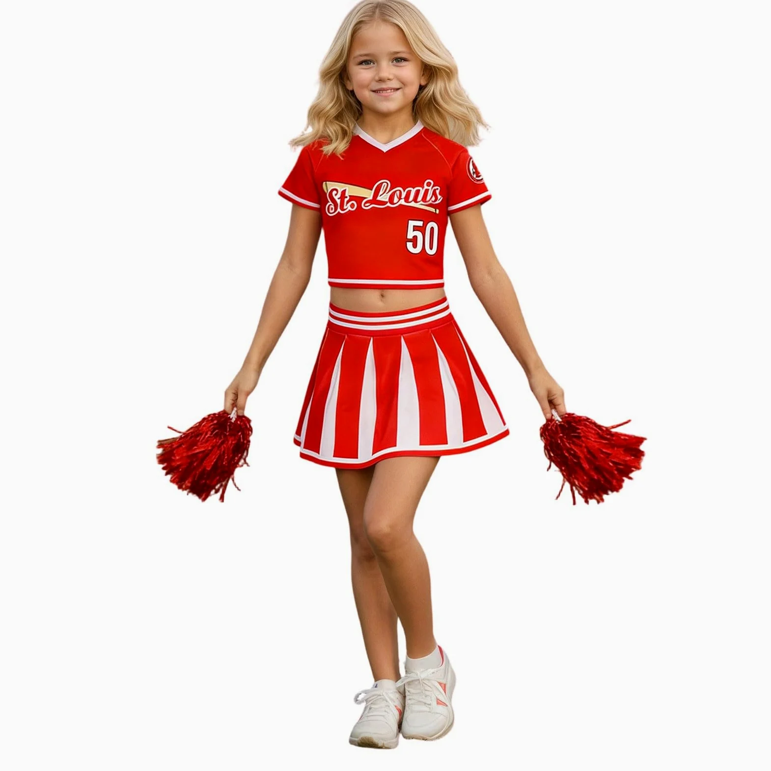 Generisch Elegante disfraz de animadora para niños, estilo cosplay, para niñas, vestido de escenario, ropa de fiesta
